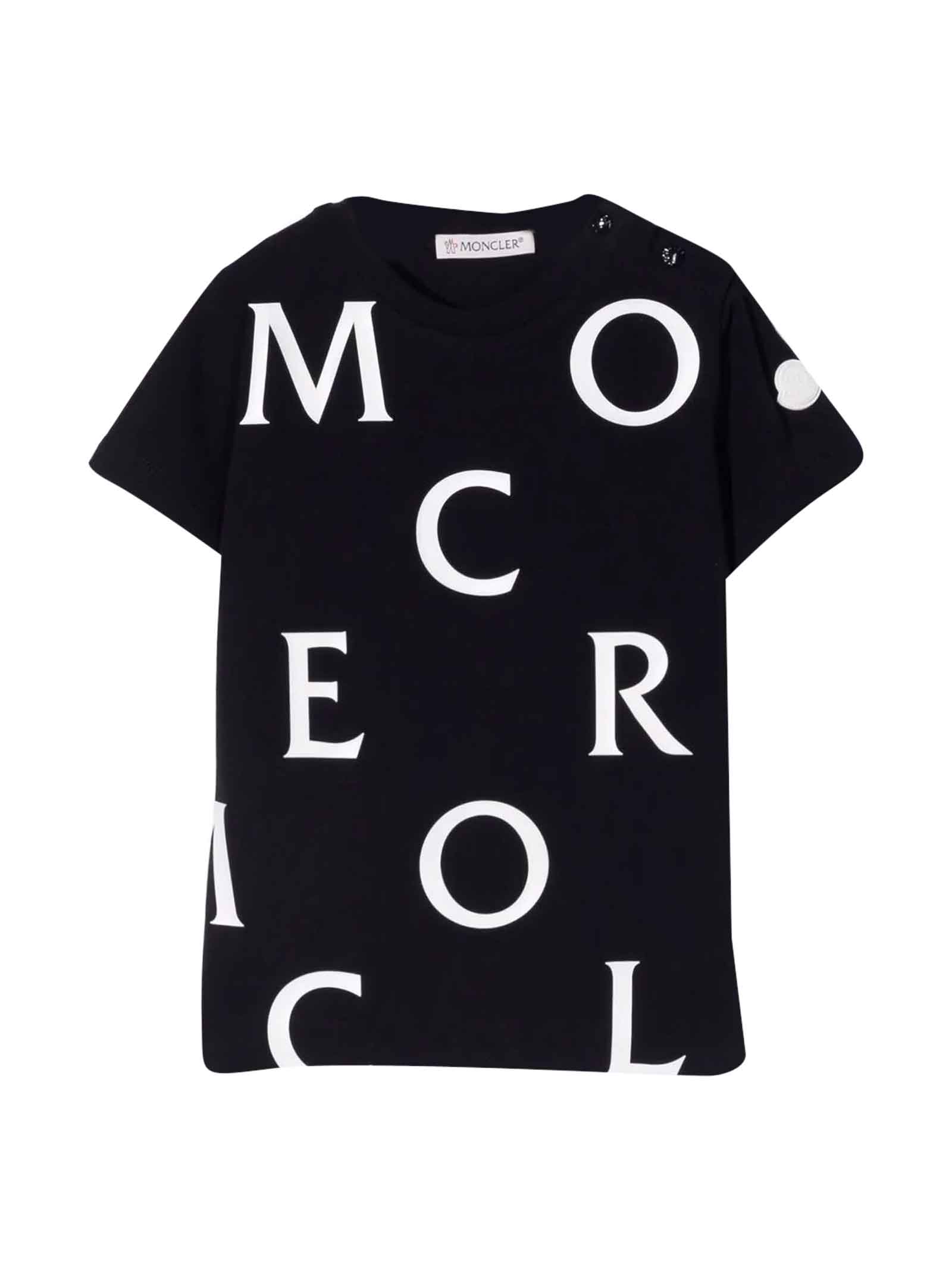 Moncler Unisex Black T-shirt