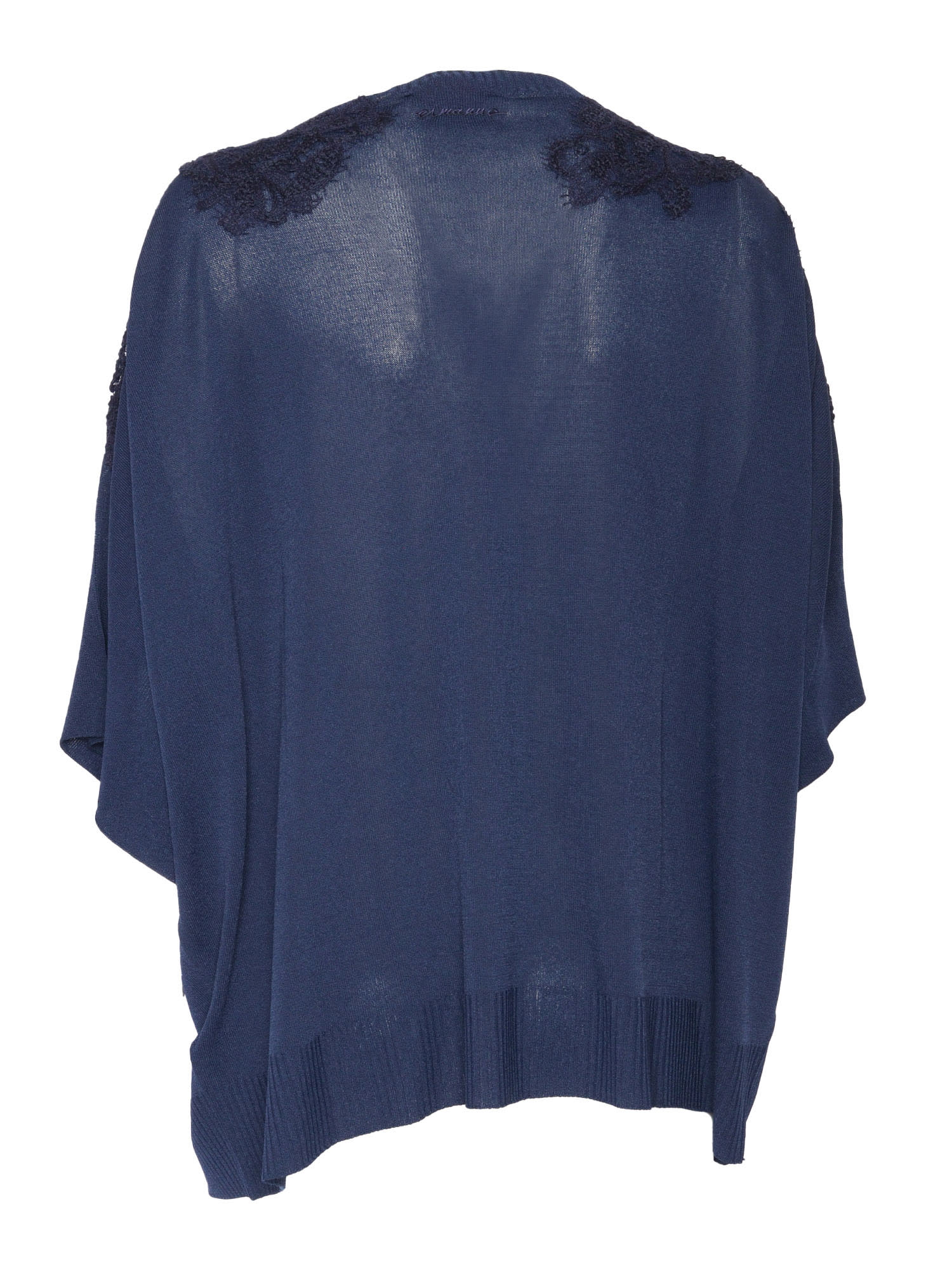 Ermanno Ermanno Scervino 3/4 Sleeve Sweater In Blue