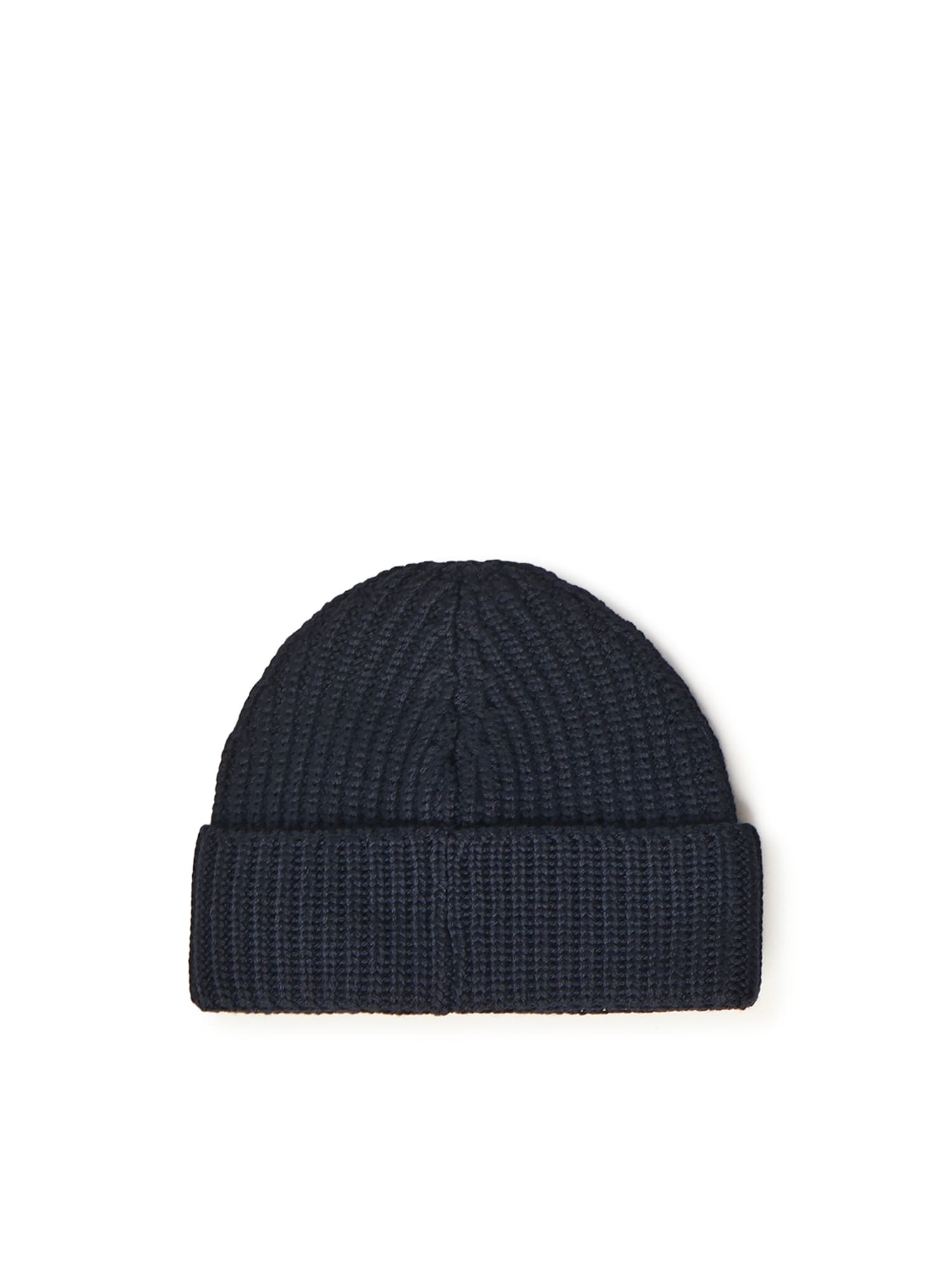 Dondup Technical Wool Hat In Blue