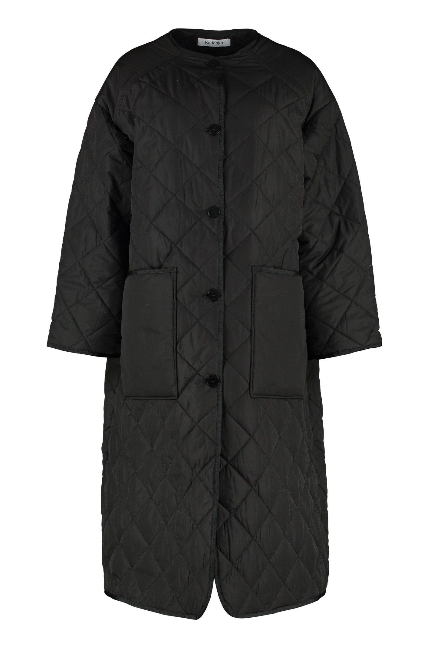Rodebjer Single-breasted Quilted Coat