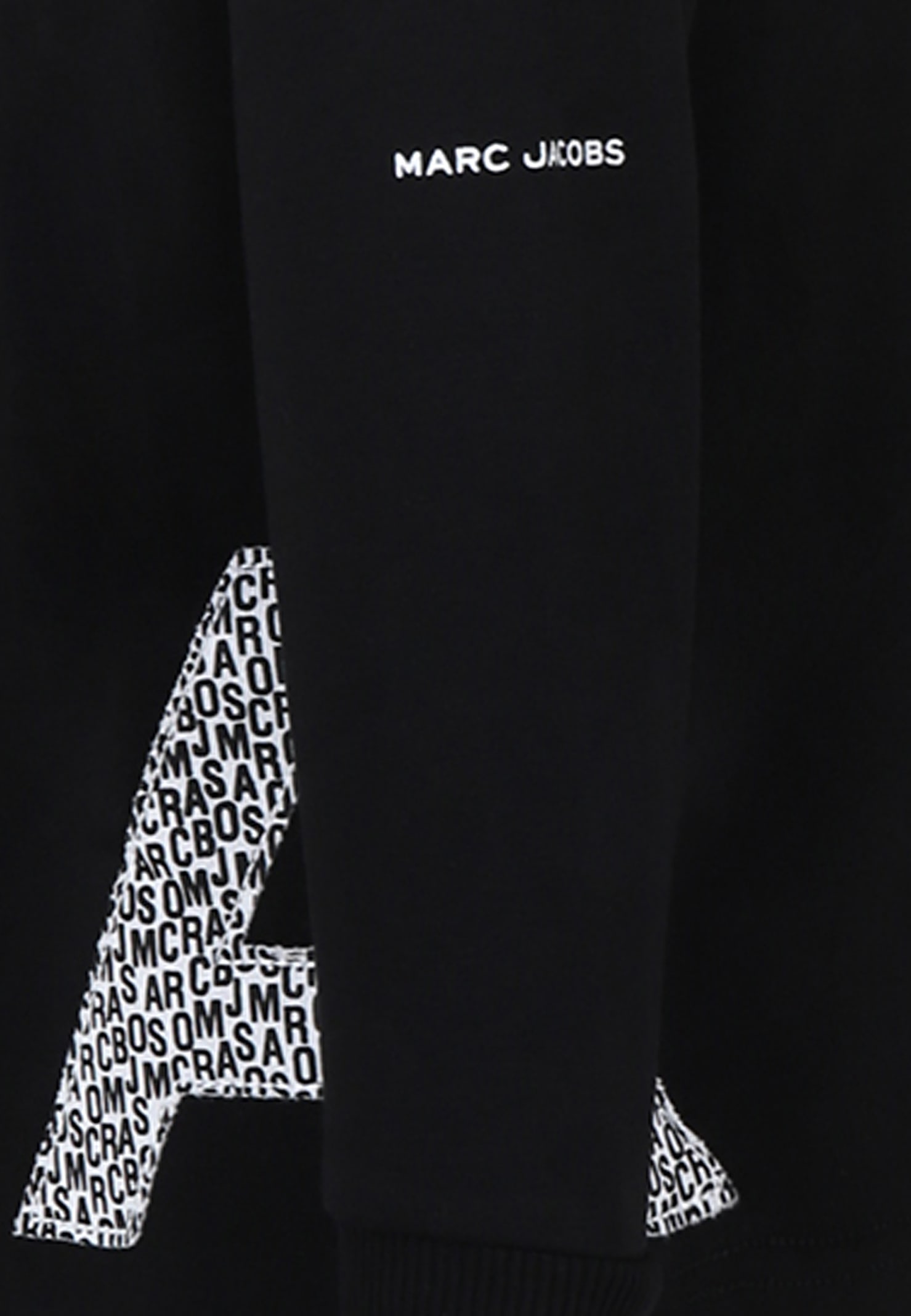 Marc Jacobs Black Sweatshirt For Boy With Logo In Black