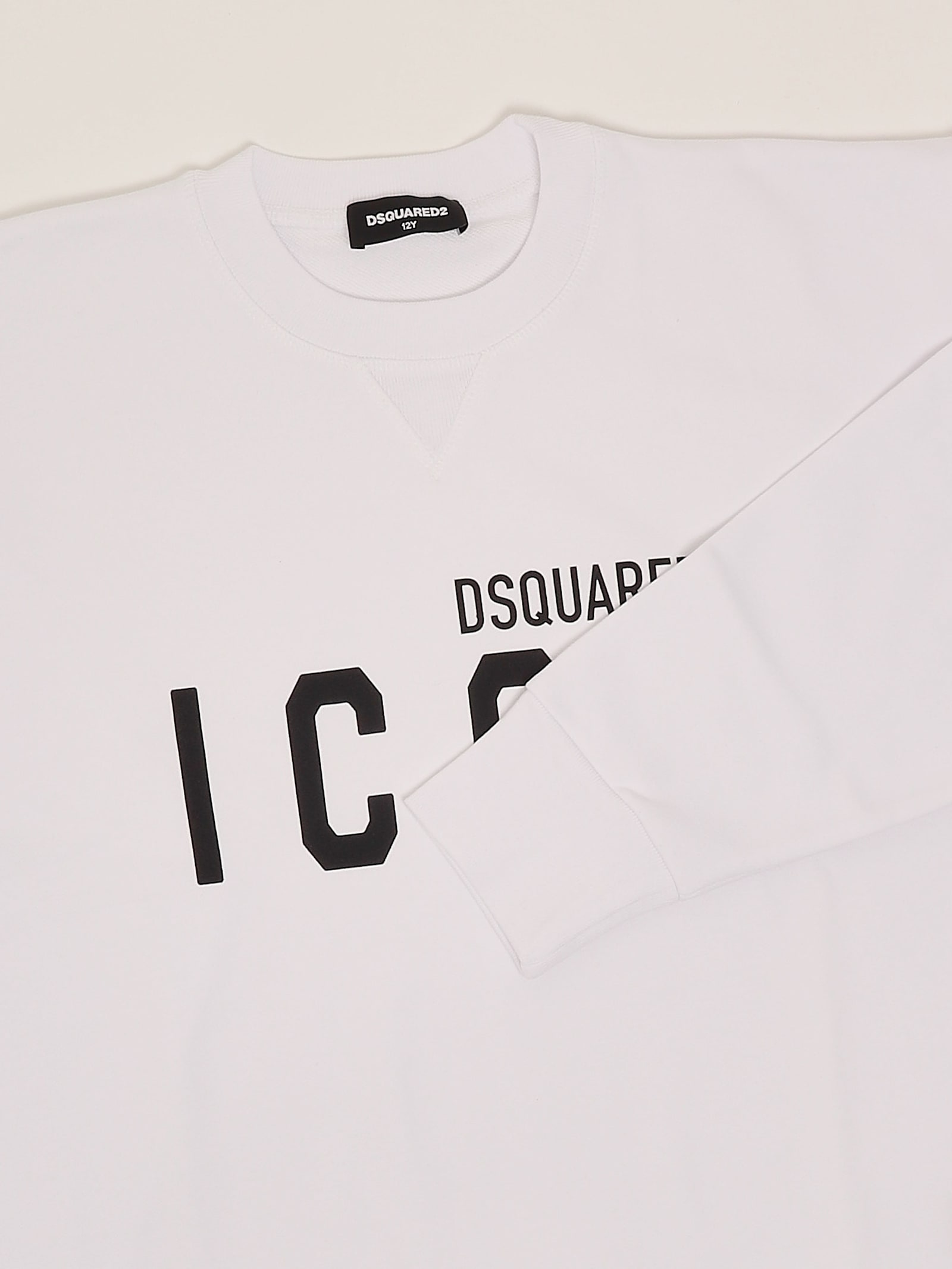 Dsquared2 Slouch Fit Icon Sweatshirt Sweatshirt In White