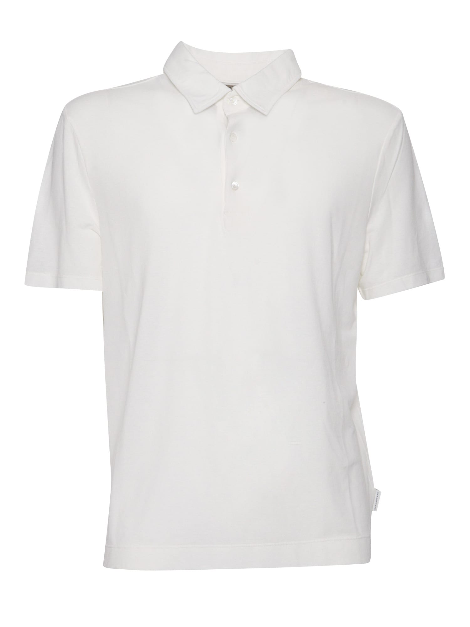 Ballantyne Knit Short-sleeved Polo With Structured Collar