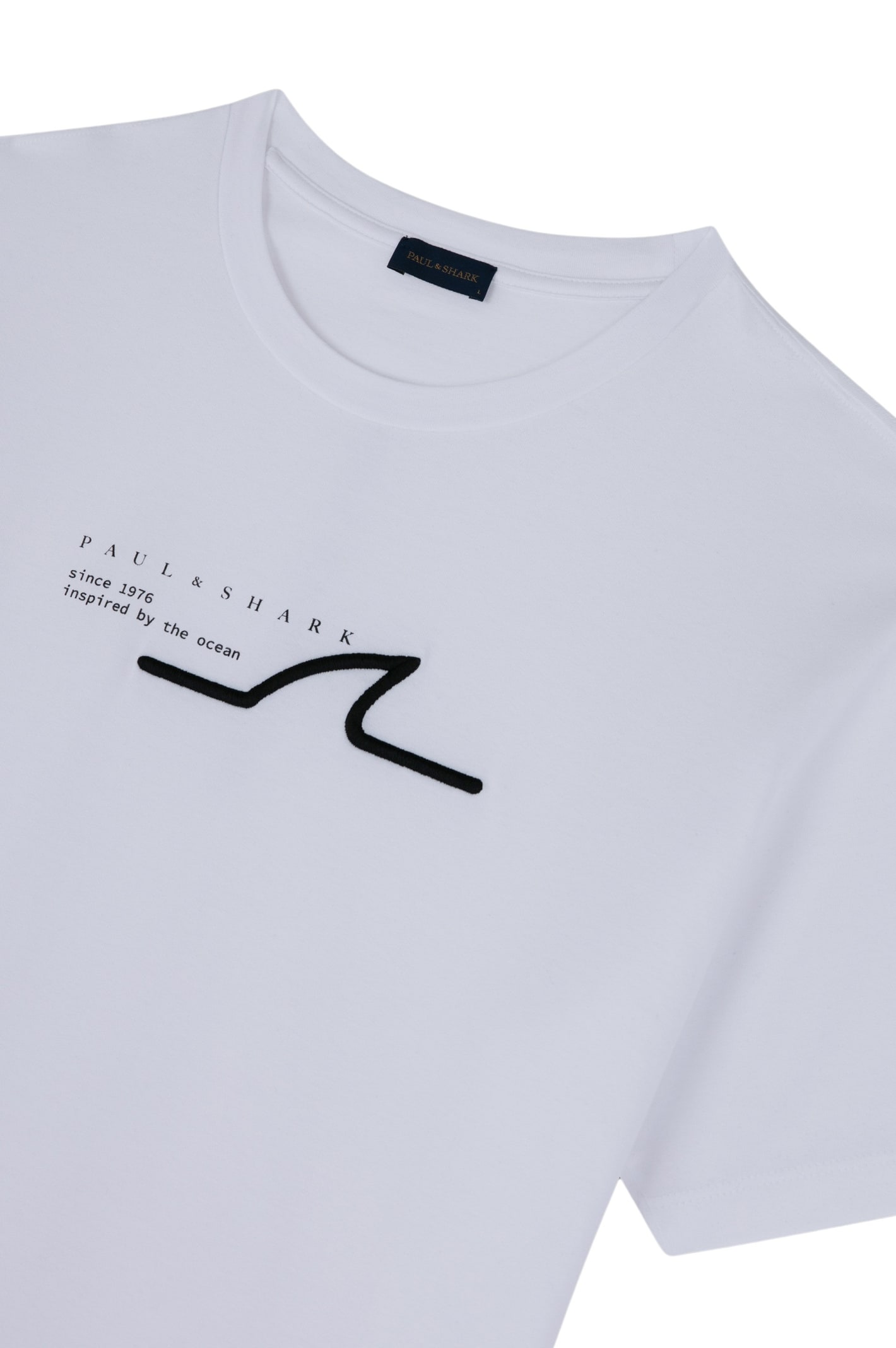 Shop Paul&amp;shark Tshirt In White