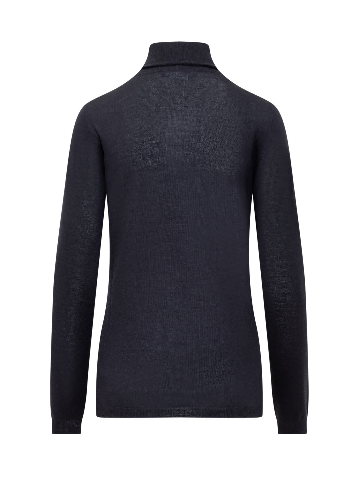 Shop Fabiana Filippi Dolcevita Sweater In Blue