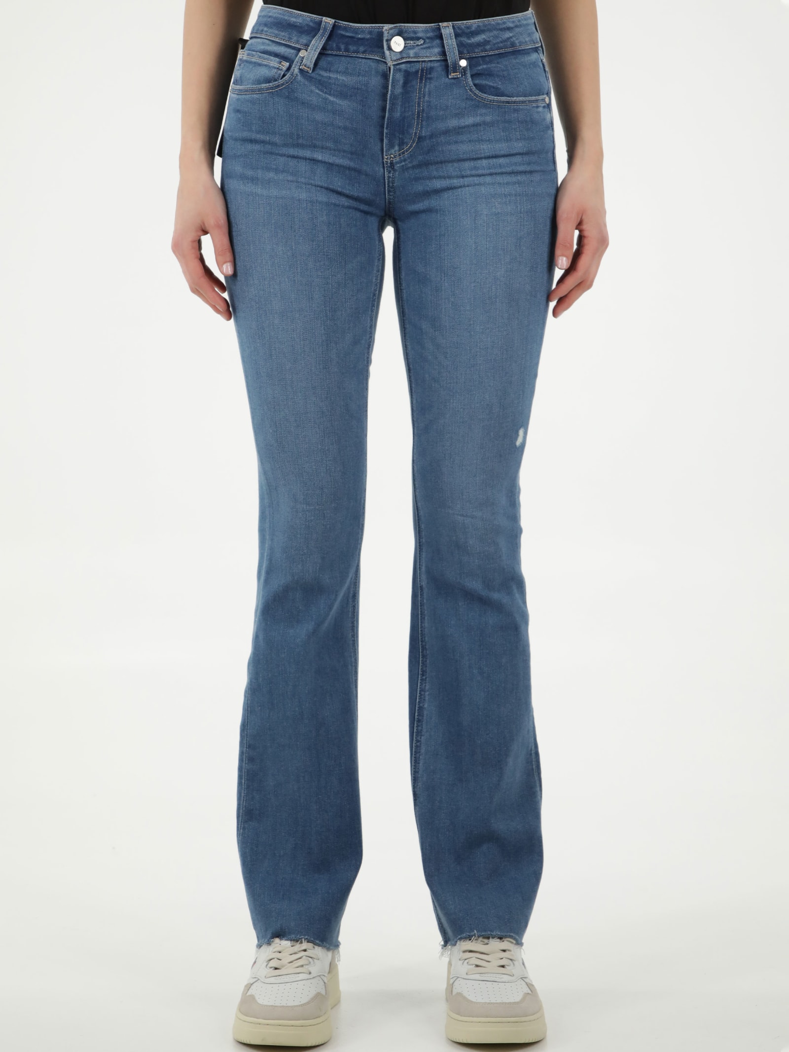 Cindy Straight-Leg Jeans with Raw Hem | Smart Closet
