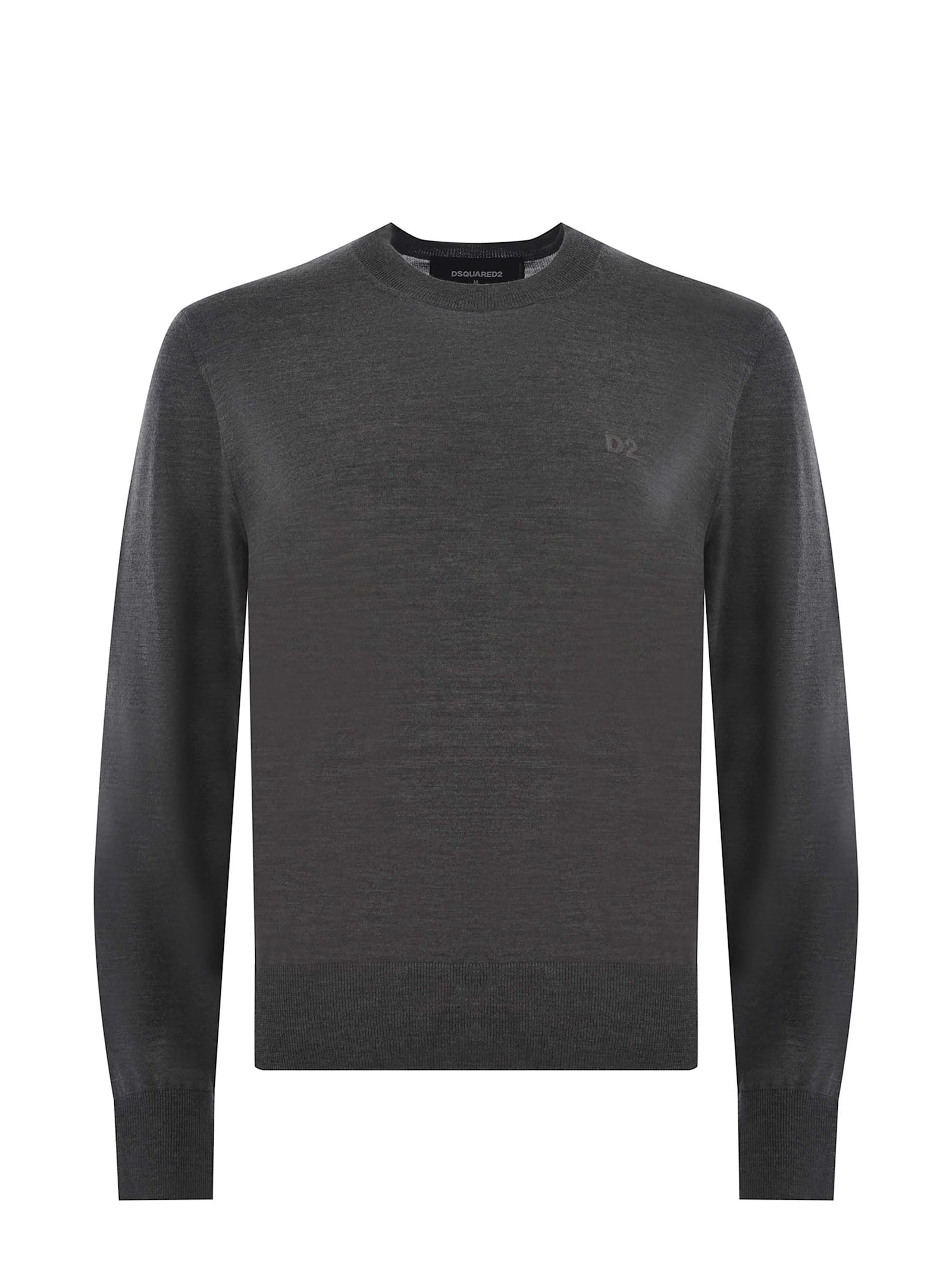 DSQUARED2 SWEATER DSQUARED2 D2 MADE OF VIRGIN WOOL