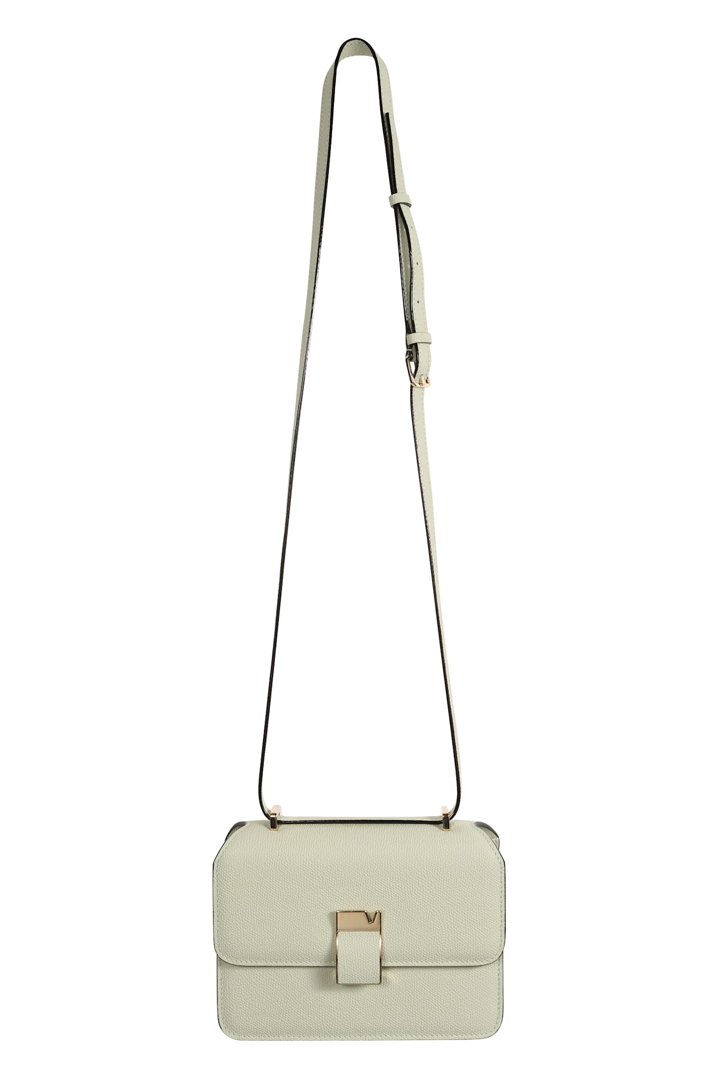 Shop Valextra Nolo Leather Mini Crossbody Bag In Green