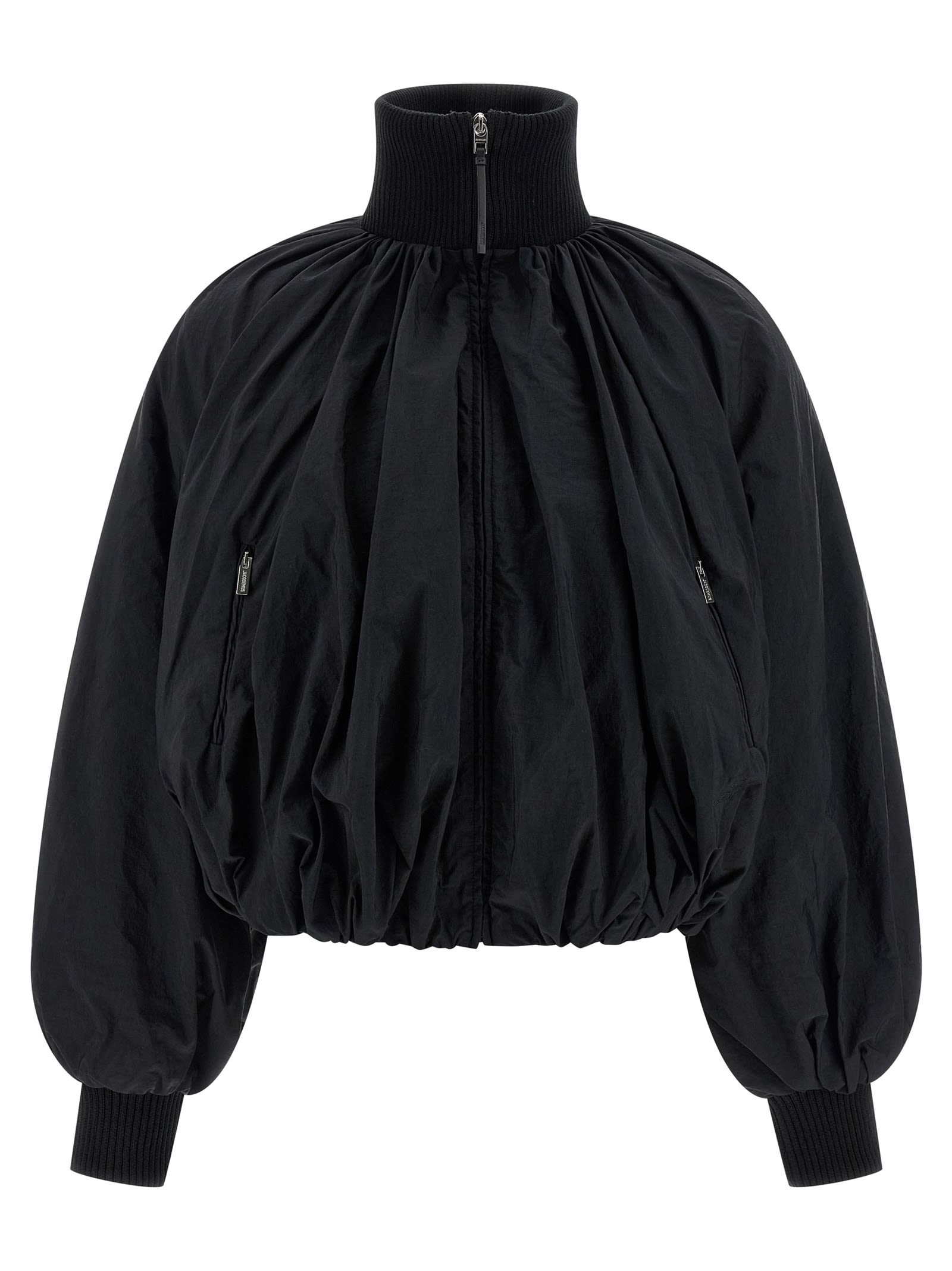 Jacquemus Le Bomber Pallone Bomber Jacket In Black