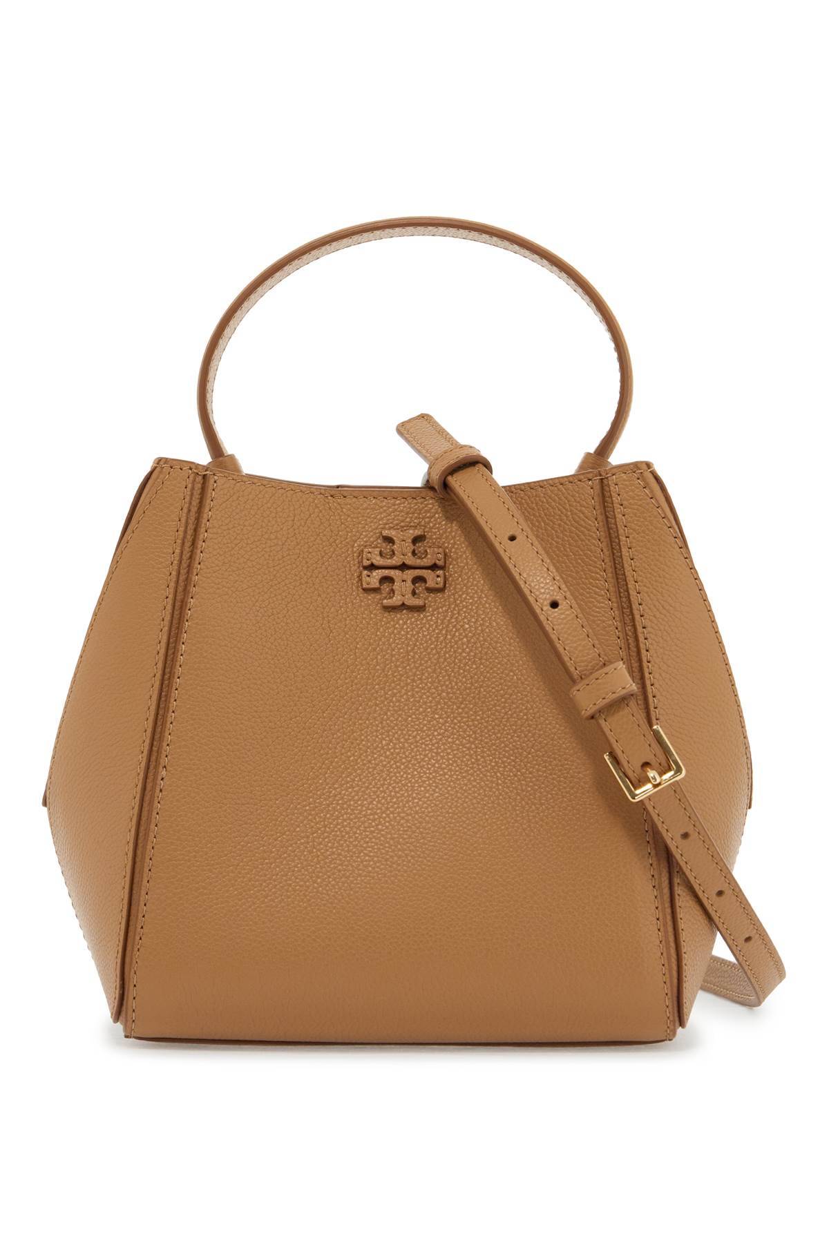 Shop Tory Burch Mcgraw Bucket Bag In Tiramisu (brown)