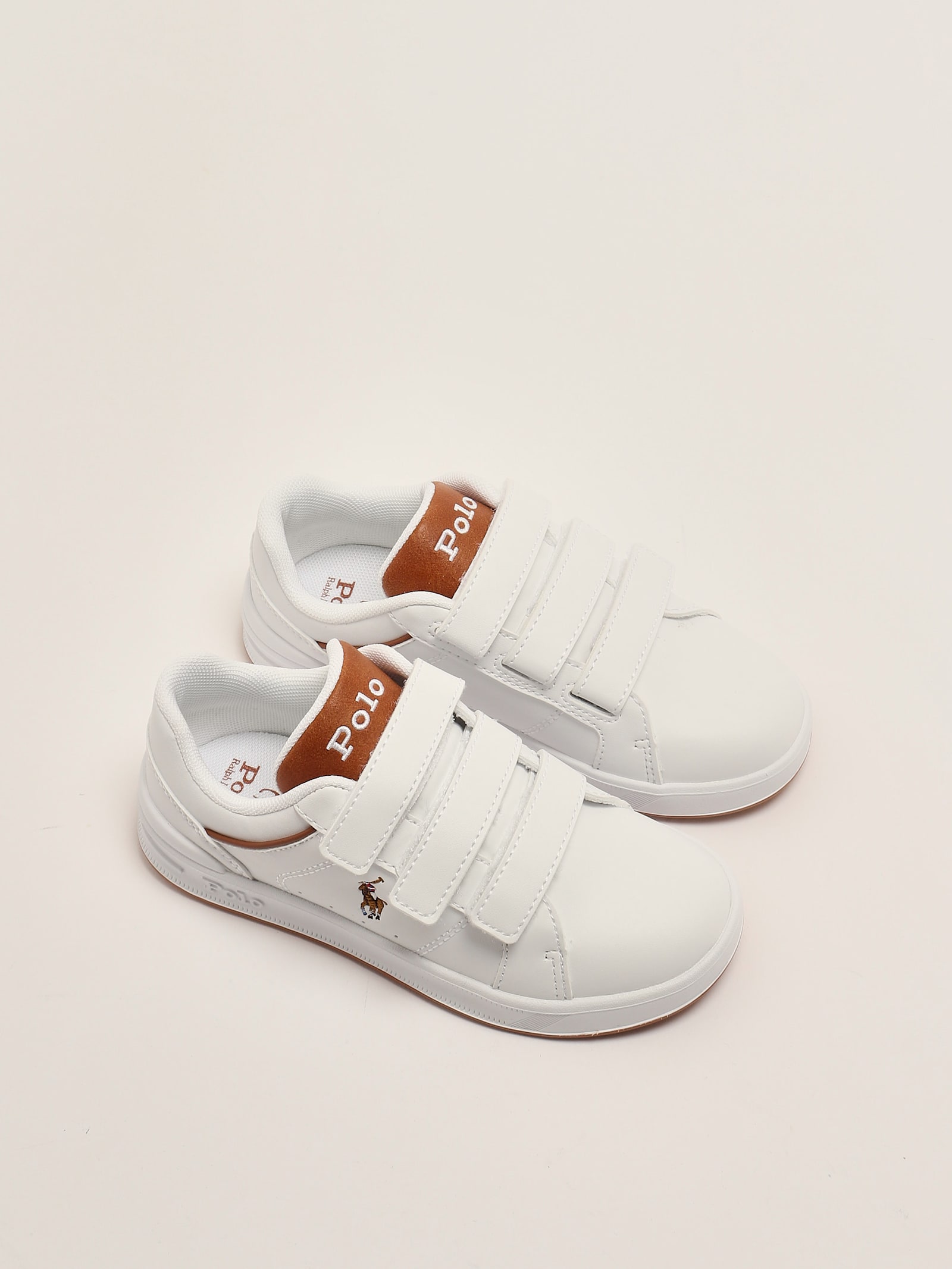 Polo Ralph Lauren Sneakers Bambino Colore Bianco
