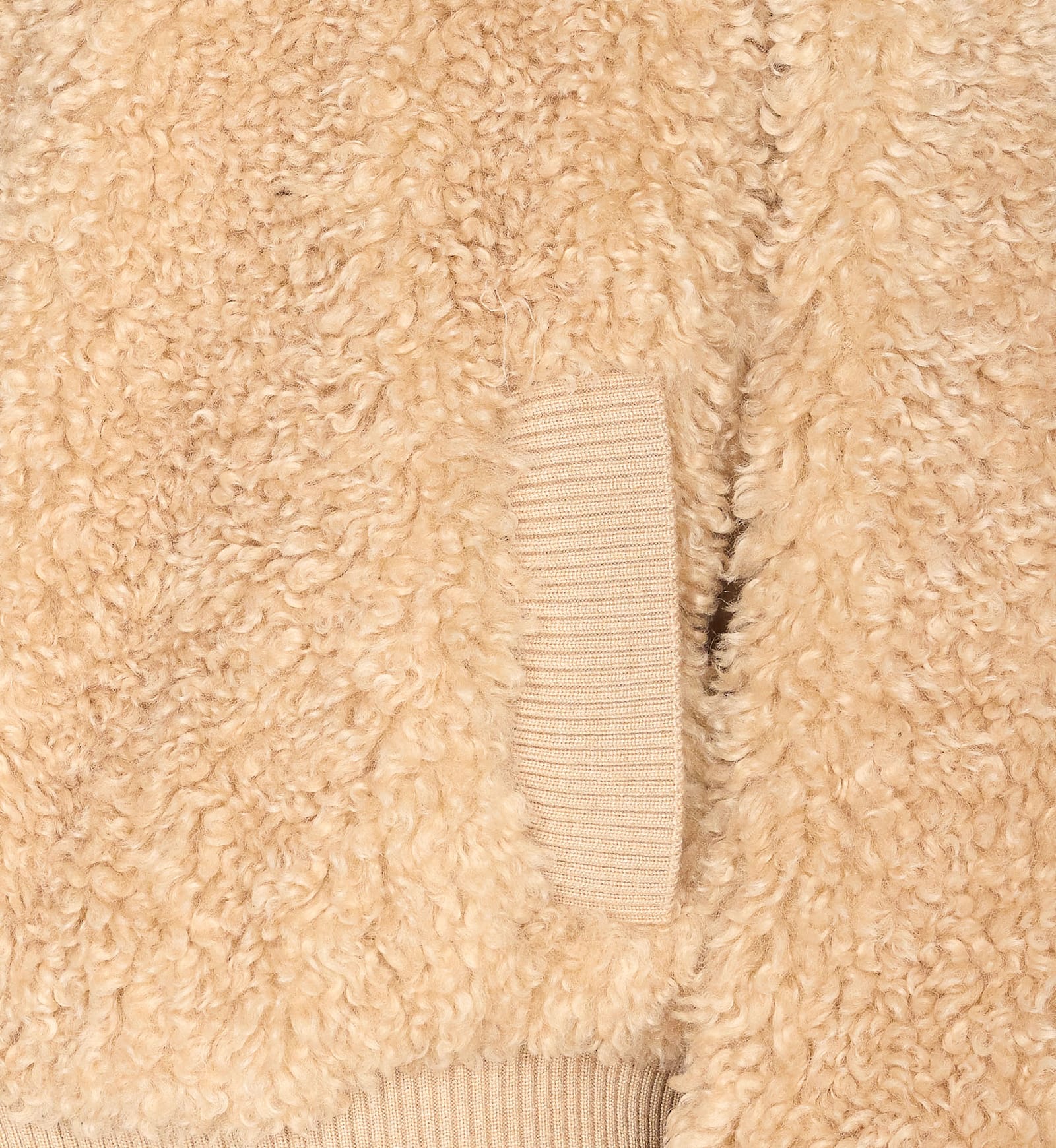 Essentiel Antwerp Iwill Faux Fur Jacket In Brown