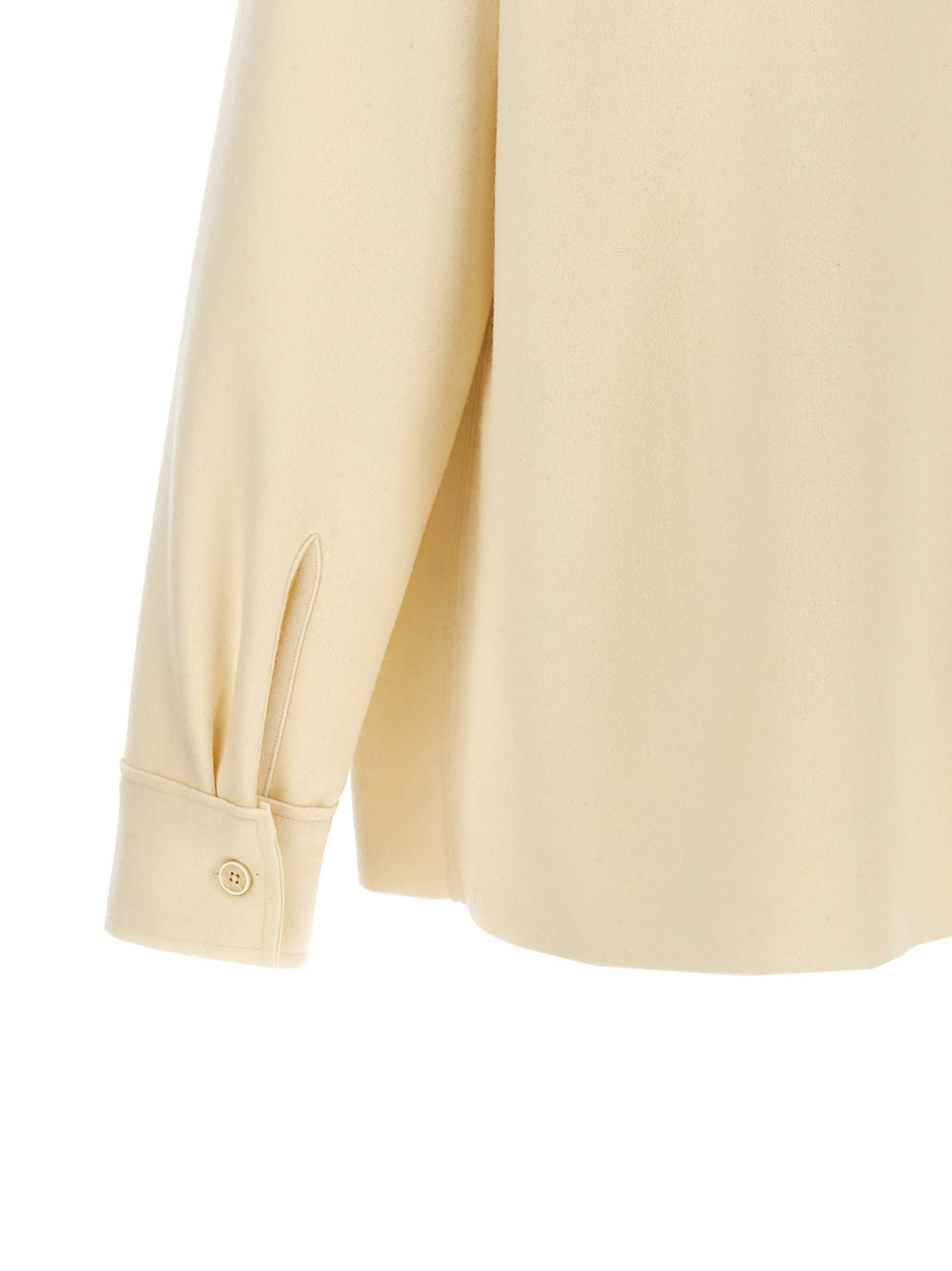 Shop Jil Sander Cloth Shirt In White