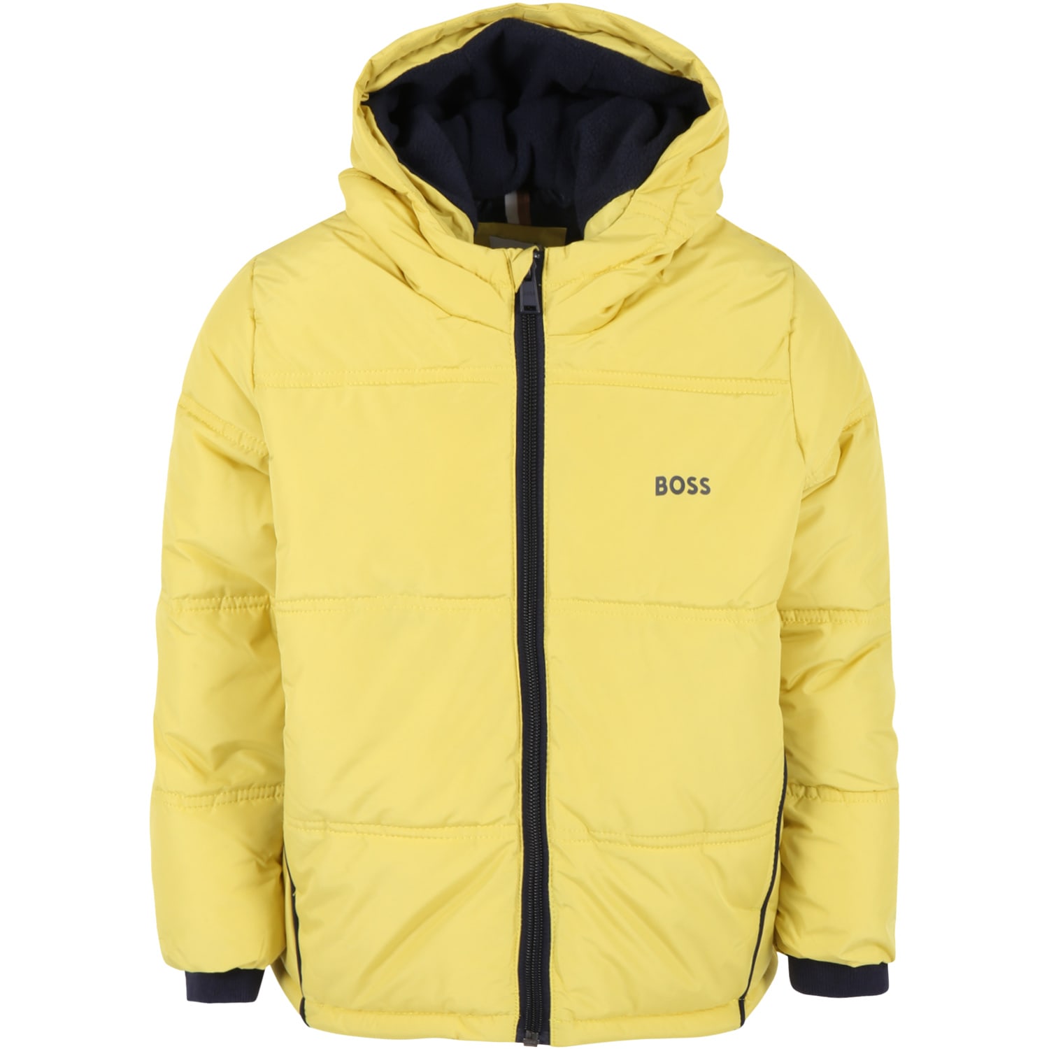 Hugo Boss Yellow Jacket For Boy With Logo