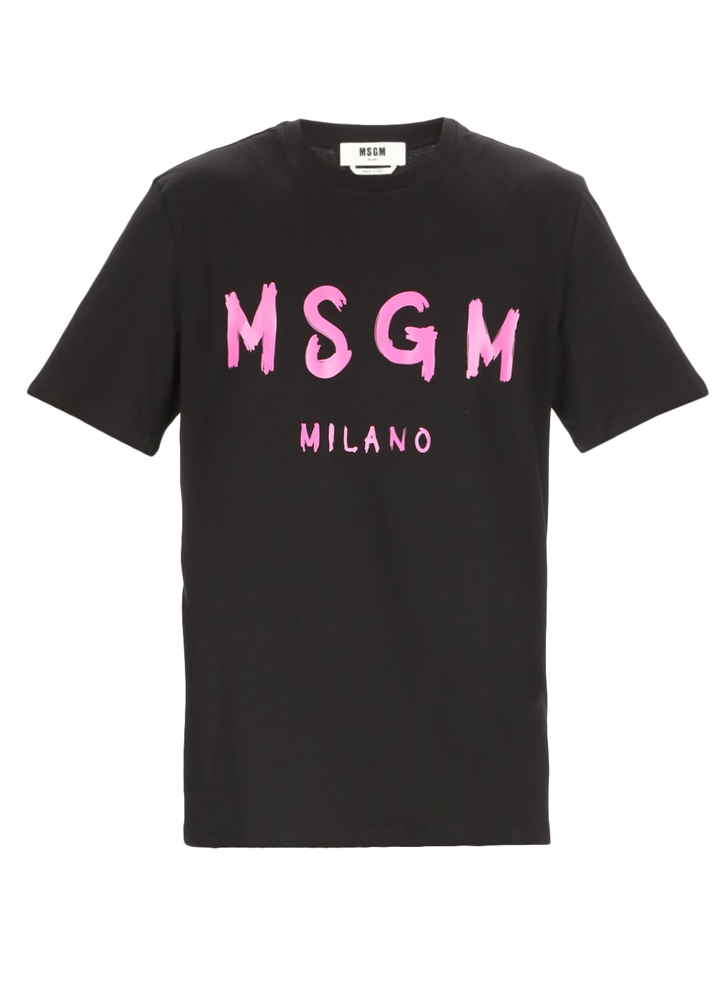 MSGM Brush Stroked Logo T-shirt