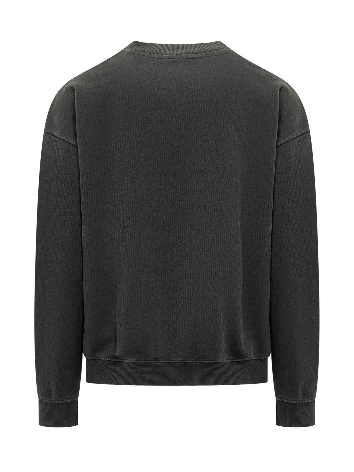 Shop Diesel S-boxt-n6 Crewneck Sweatshirt In Xx Black