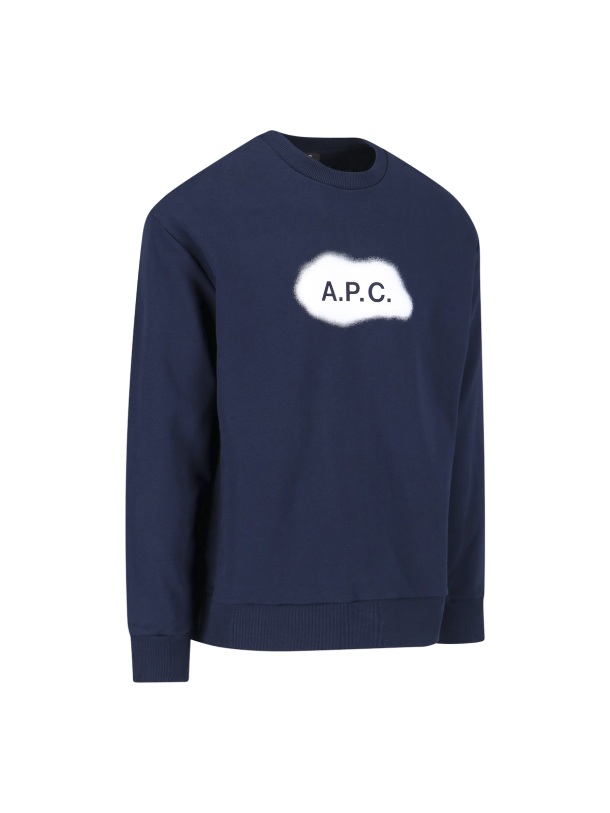 Shop Apc Alastor Crewneck Sweatshirt In Blue