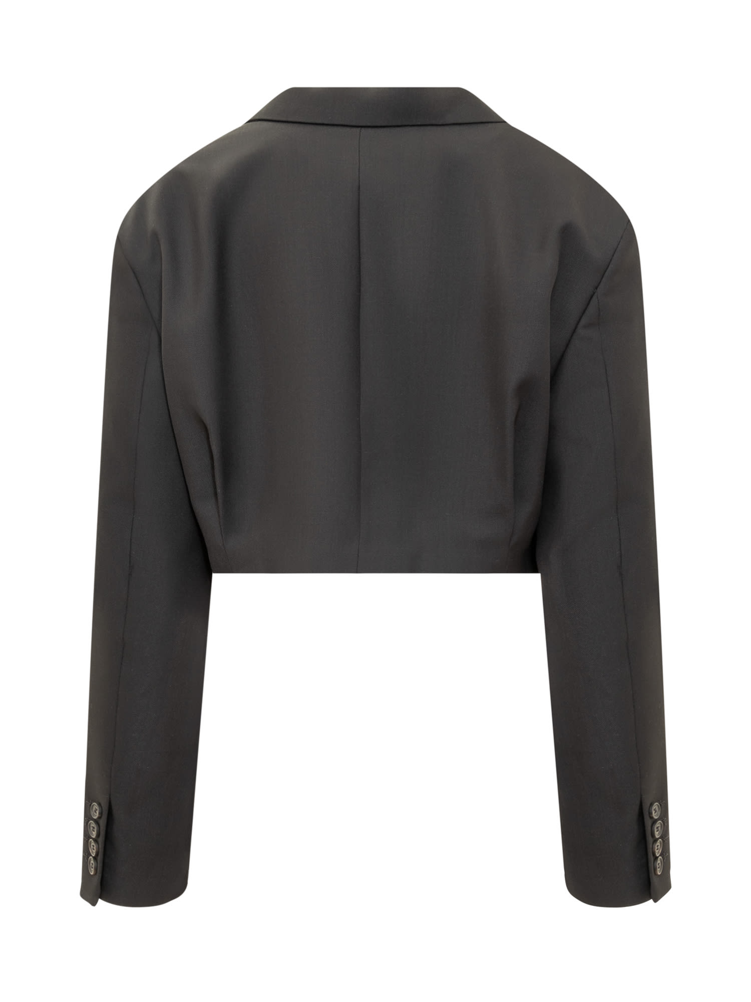 Shop Ambush Cropped Blazer In Black