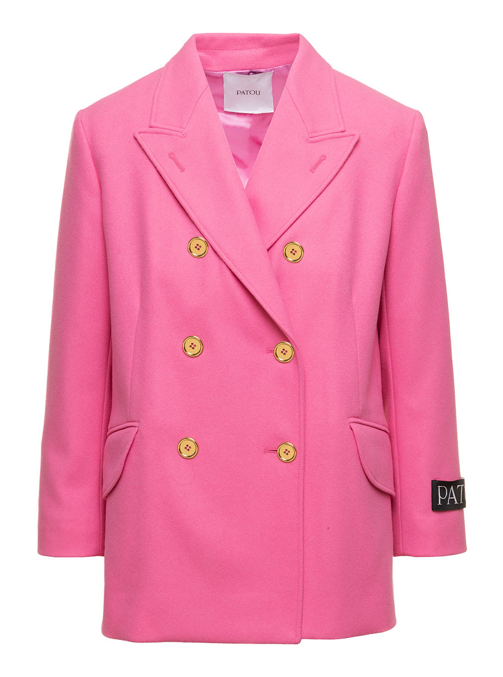 Pink Double-breasted Jacket Woman Patou