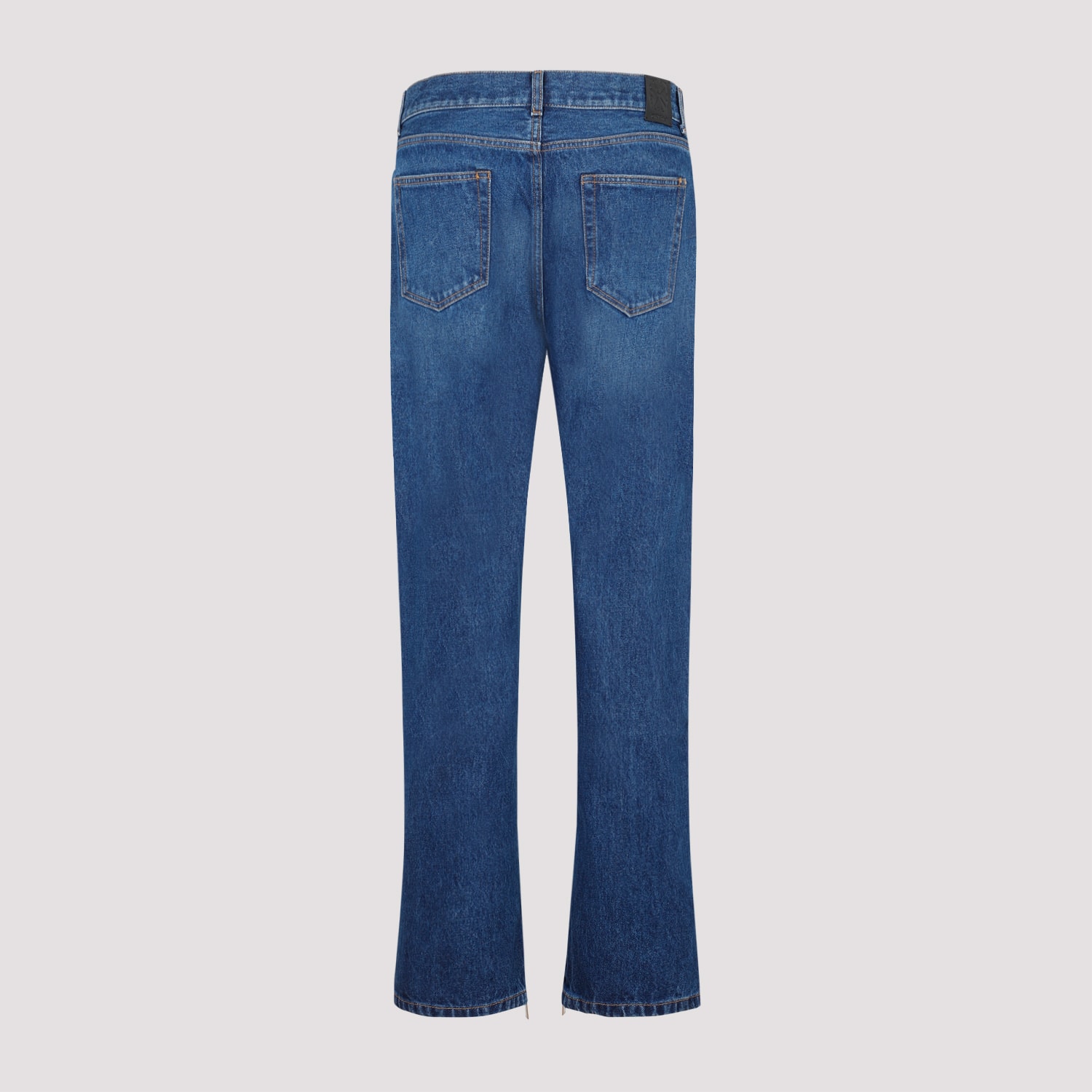 Shop Off-white Skate Jeans In Medium Blue