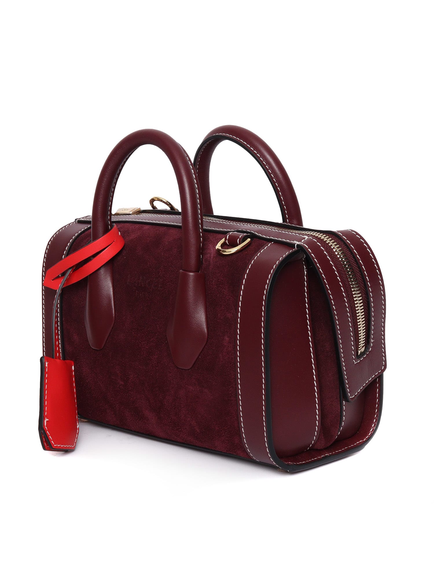 Lancel Borsa Da Bowling S In Burgundy