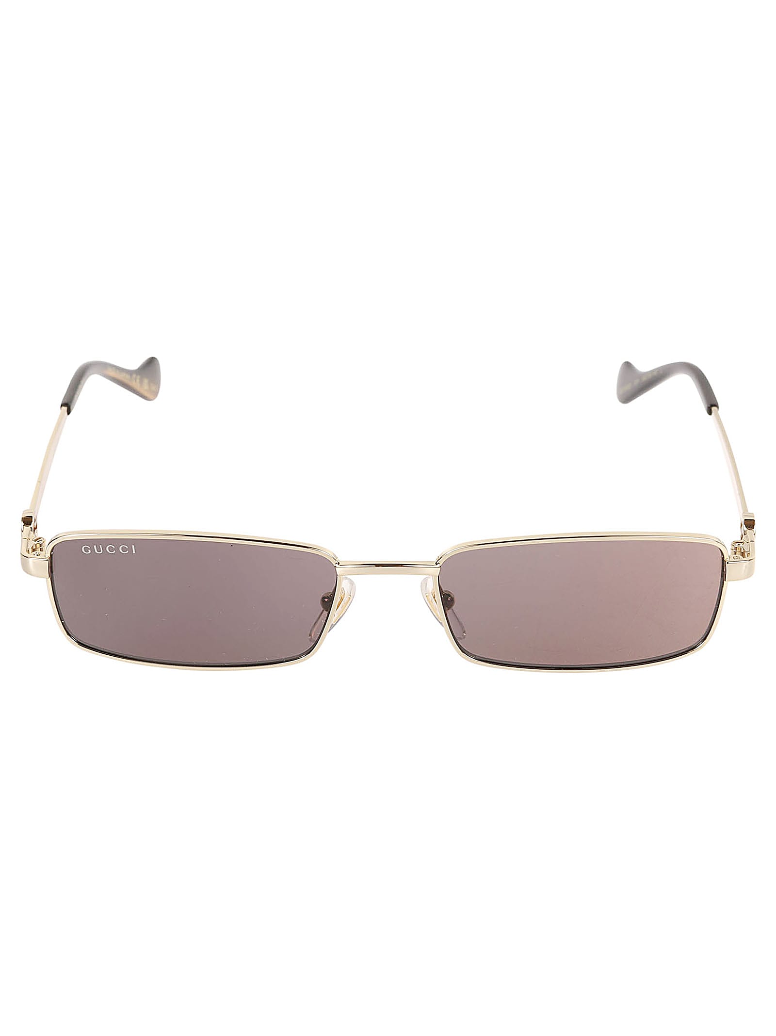 Shop Gucci Gc1600s Sunglasses In Gold