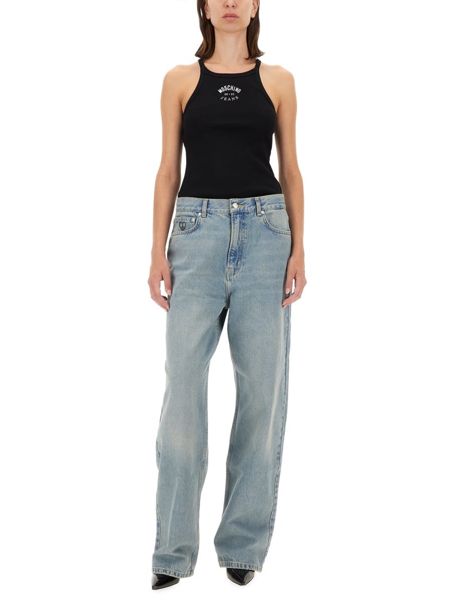 M05CH1N0 JEANS DENIM PANTS