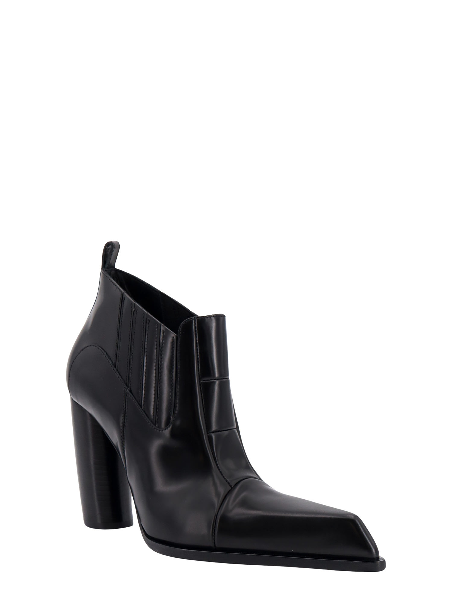 Shop Off-white Ankle Boots In Black Black
