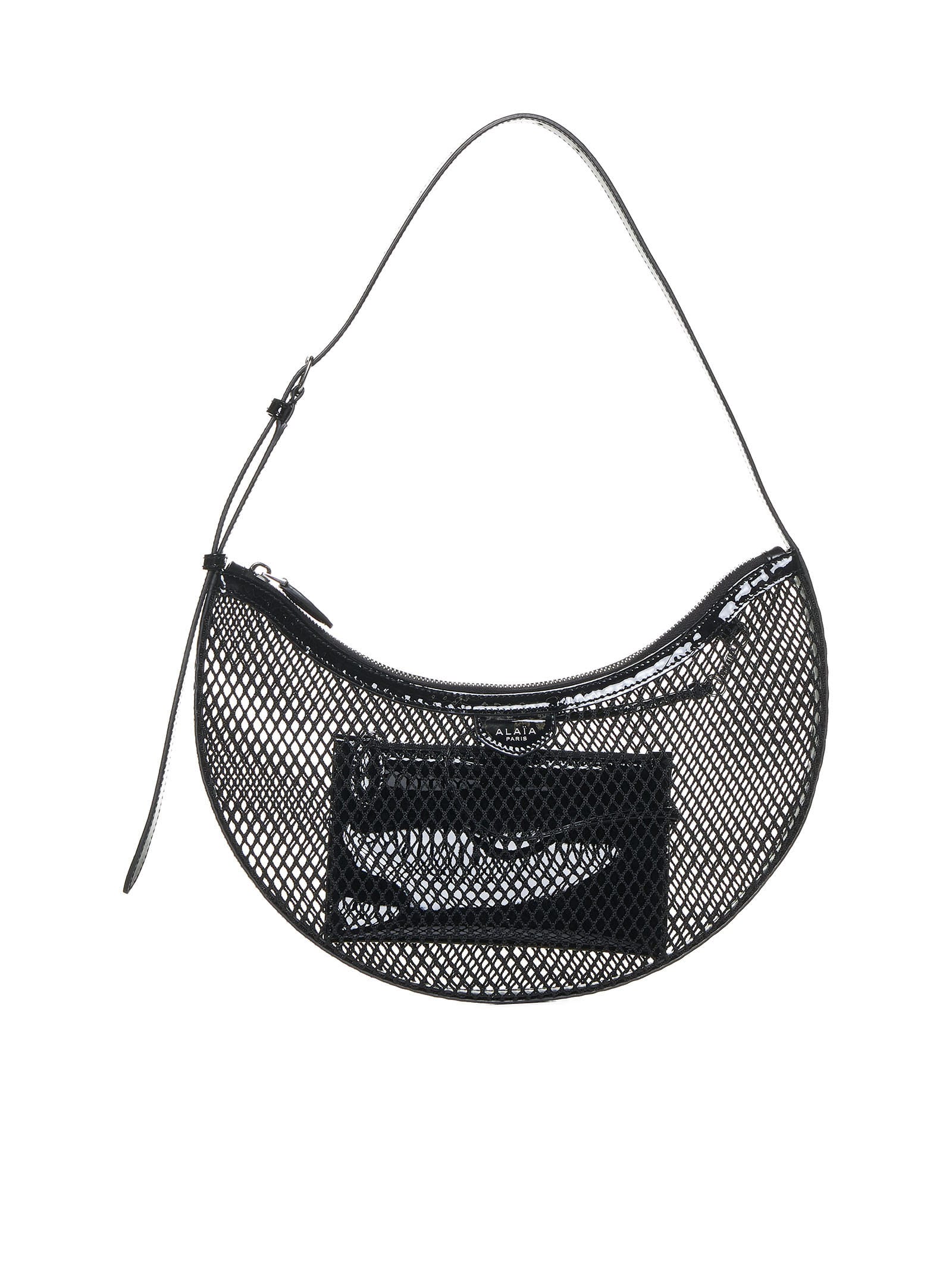 Shop Alaïa Shoulder Bag In Black