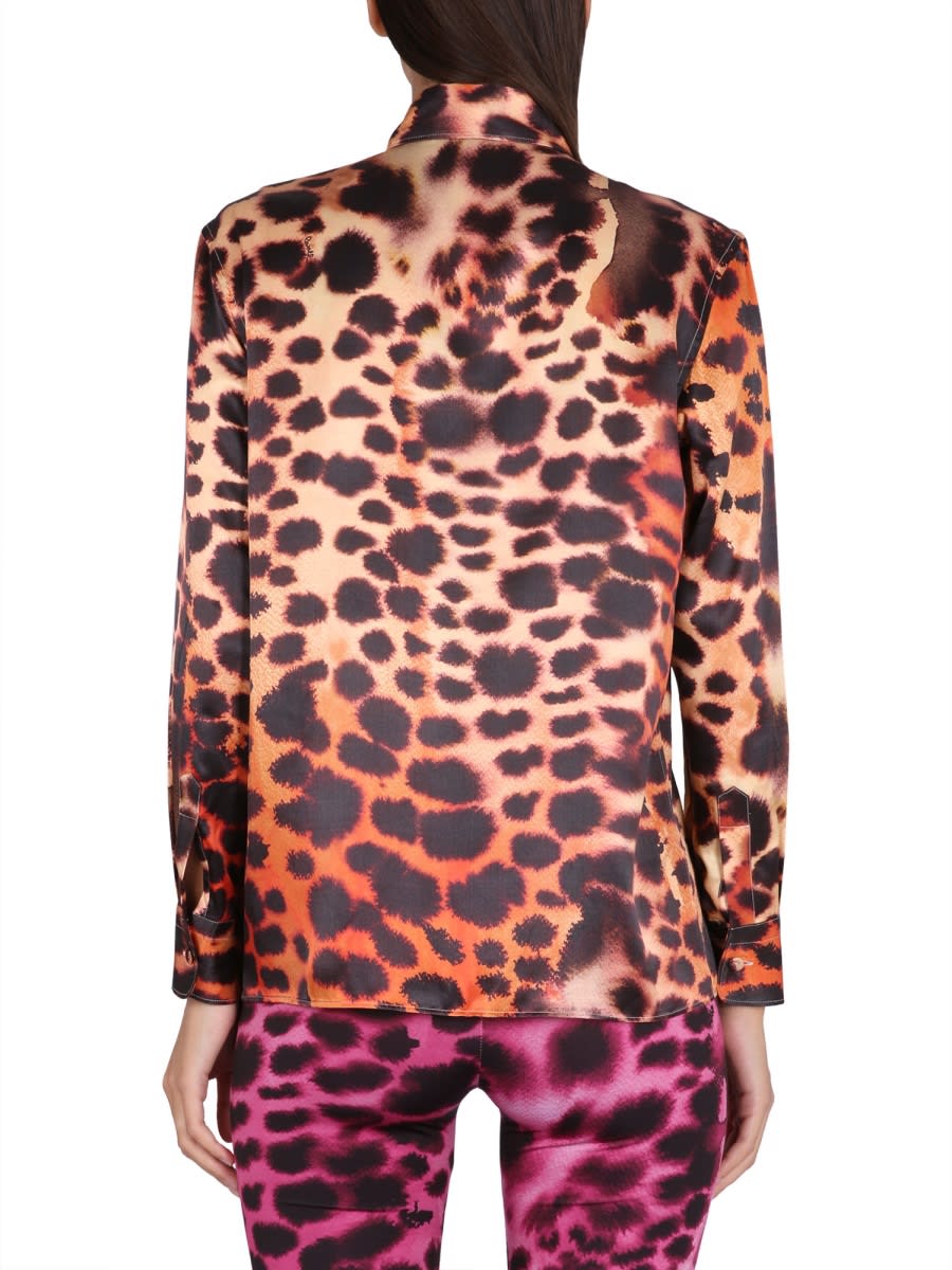 Roberto Cavalli Synthetic Fibers Shirt In Pink