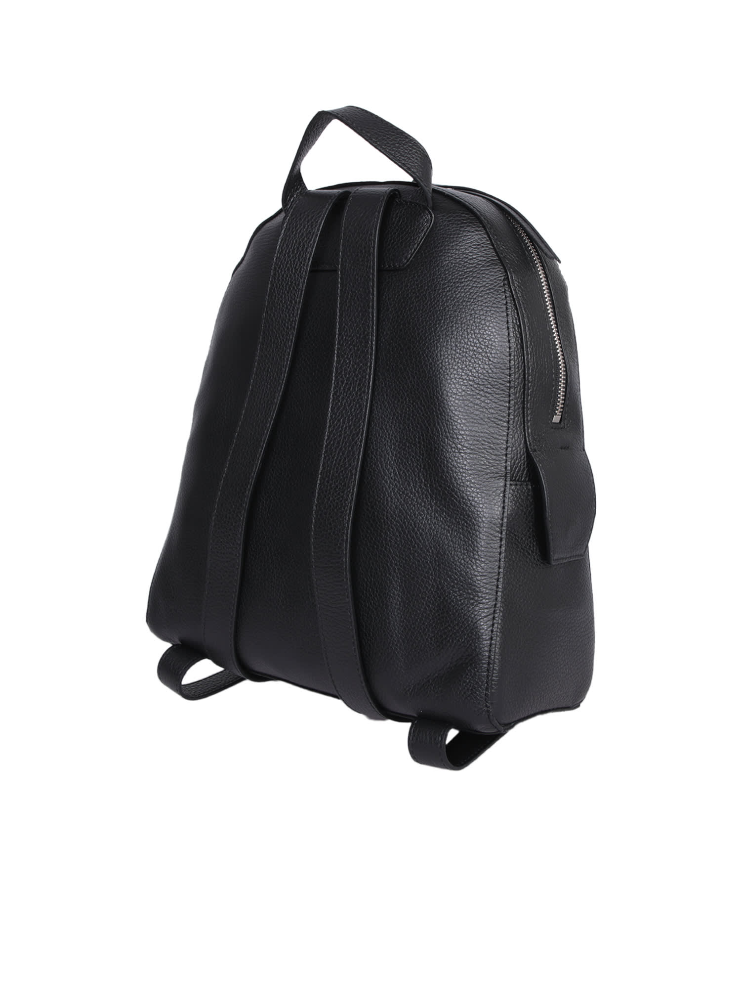 Shop Orciani Posh Soft Black Packpack