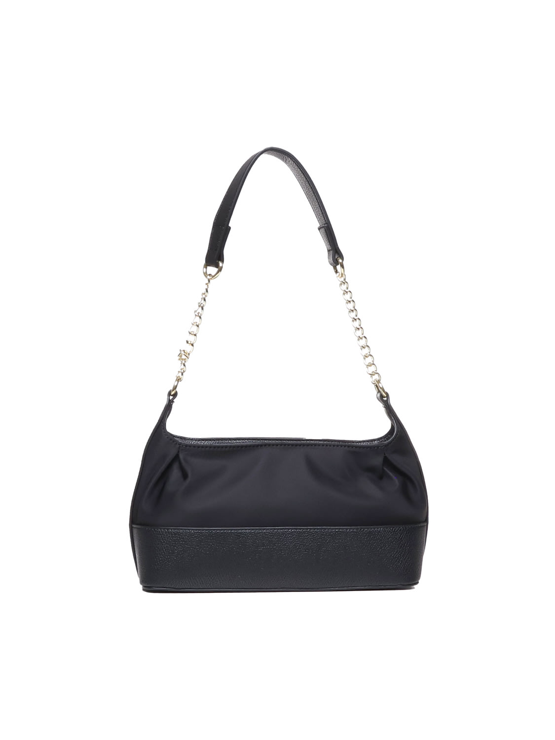 Shop Love Moschino Love Shoulder Bag In Eco-leather In Black