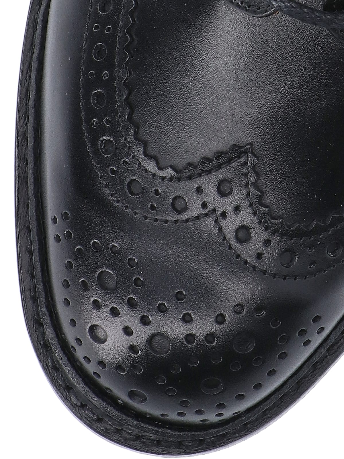 Shop Tricker's Bourton Derby Shoes In Black
