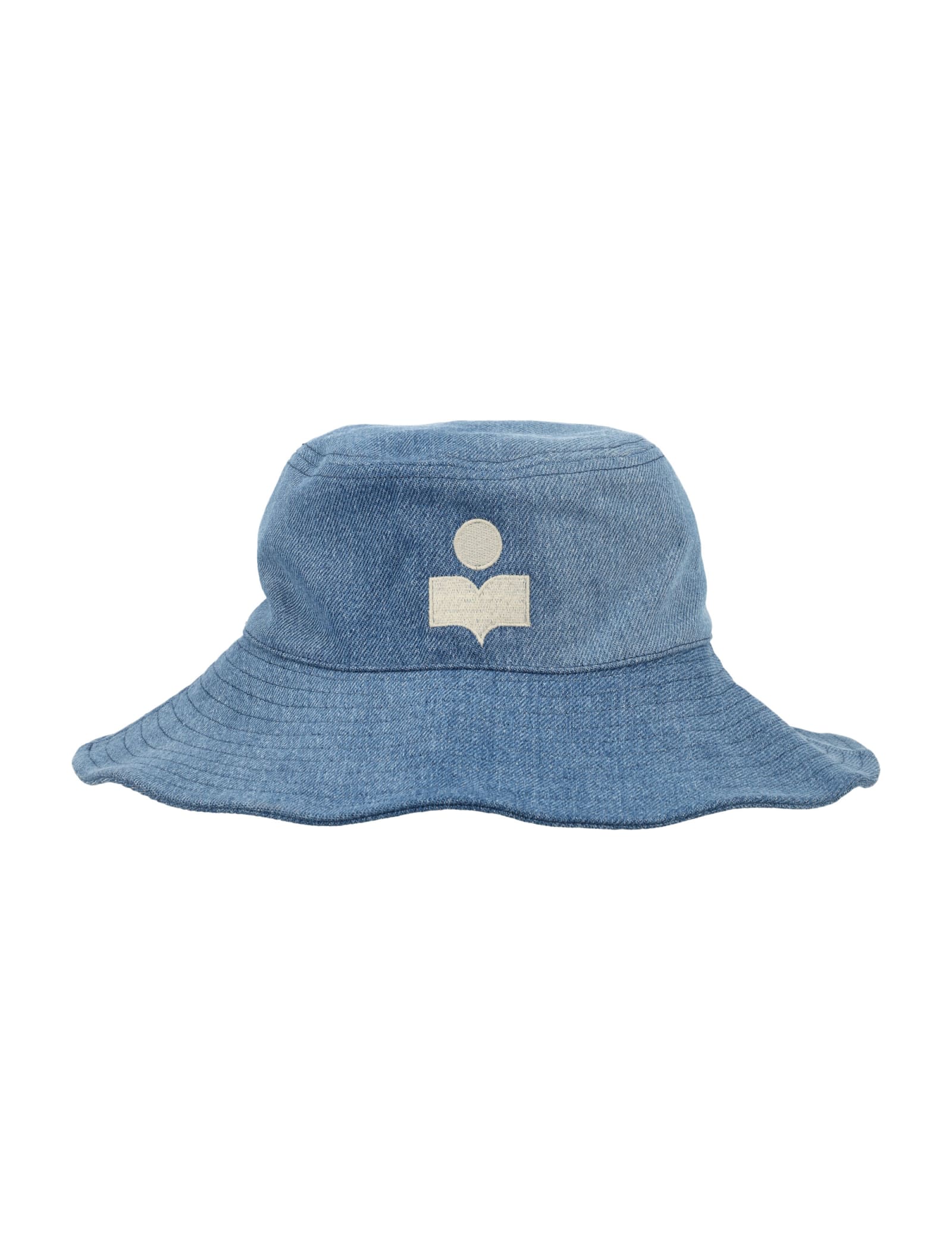 Shop Isabel Marant Delya Hat In Light Bleu