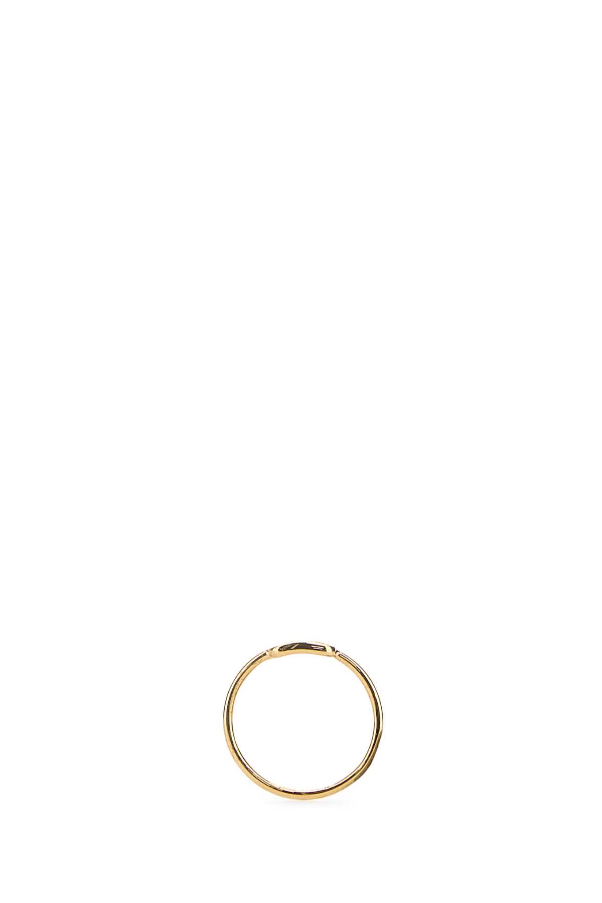 Gold Metal Vlogo Signature Ring