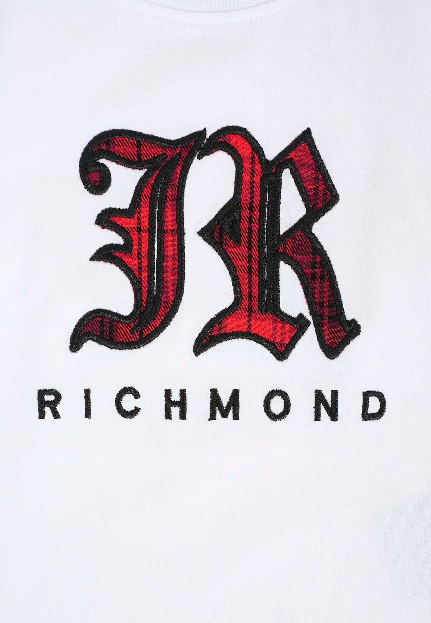 Richmond White T-shirt For Baby Boy With Logo In White