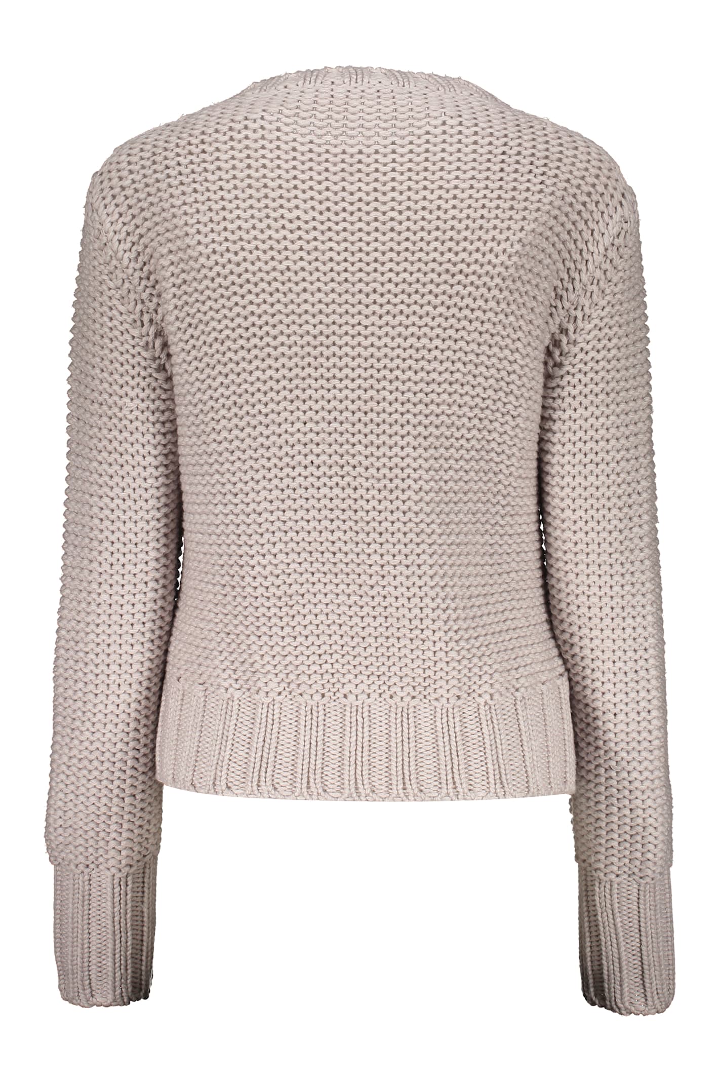 Fabiana Filippi Virgin Wool Sweater In Grey