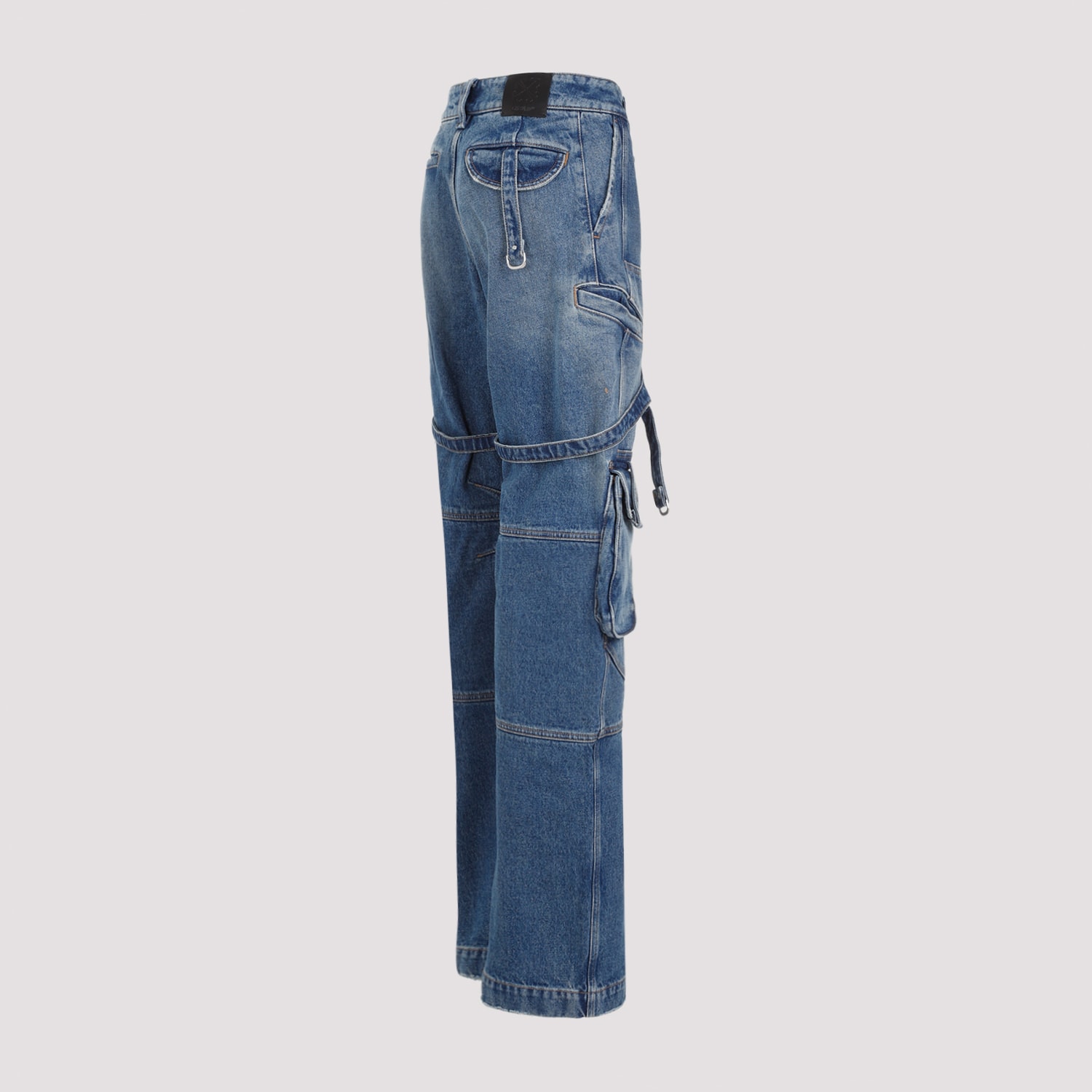 Shop Off-white Cargo Over Pants In Blue