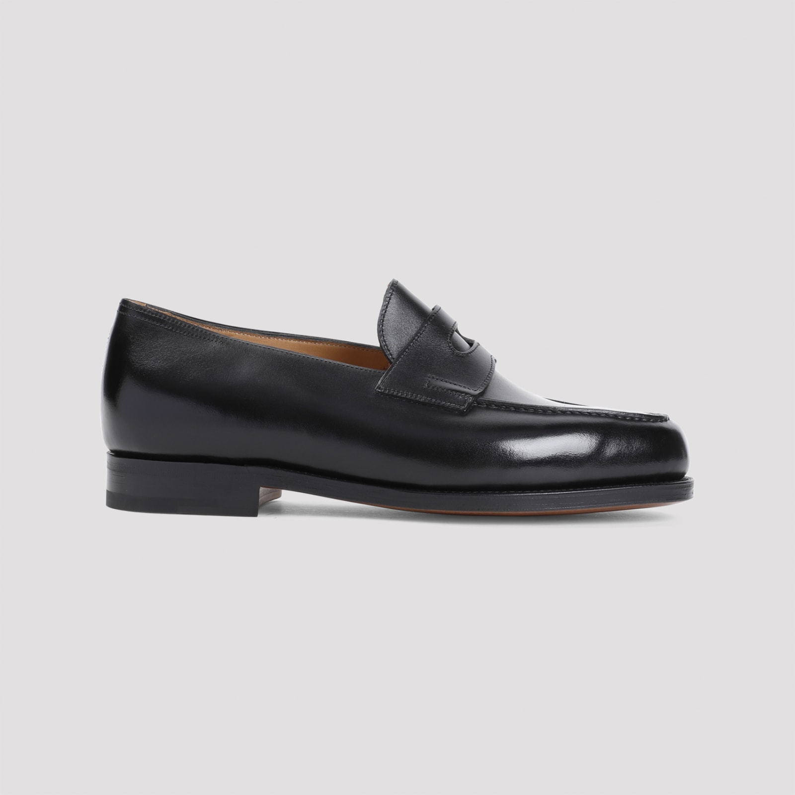 Shop John Lobb Lopez Loafers In R Black