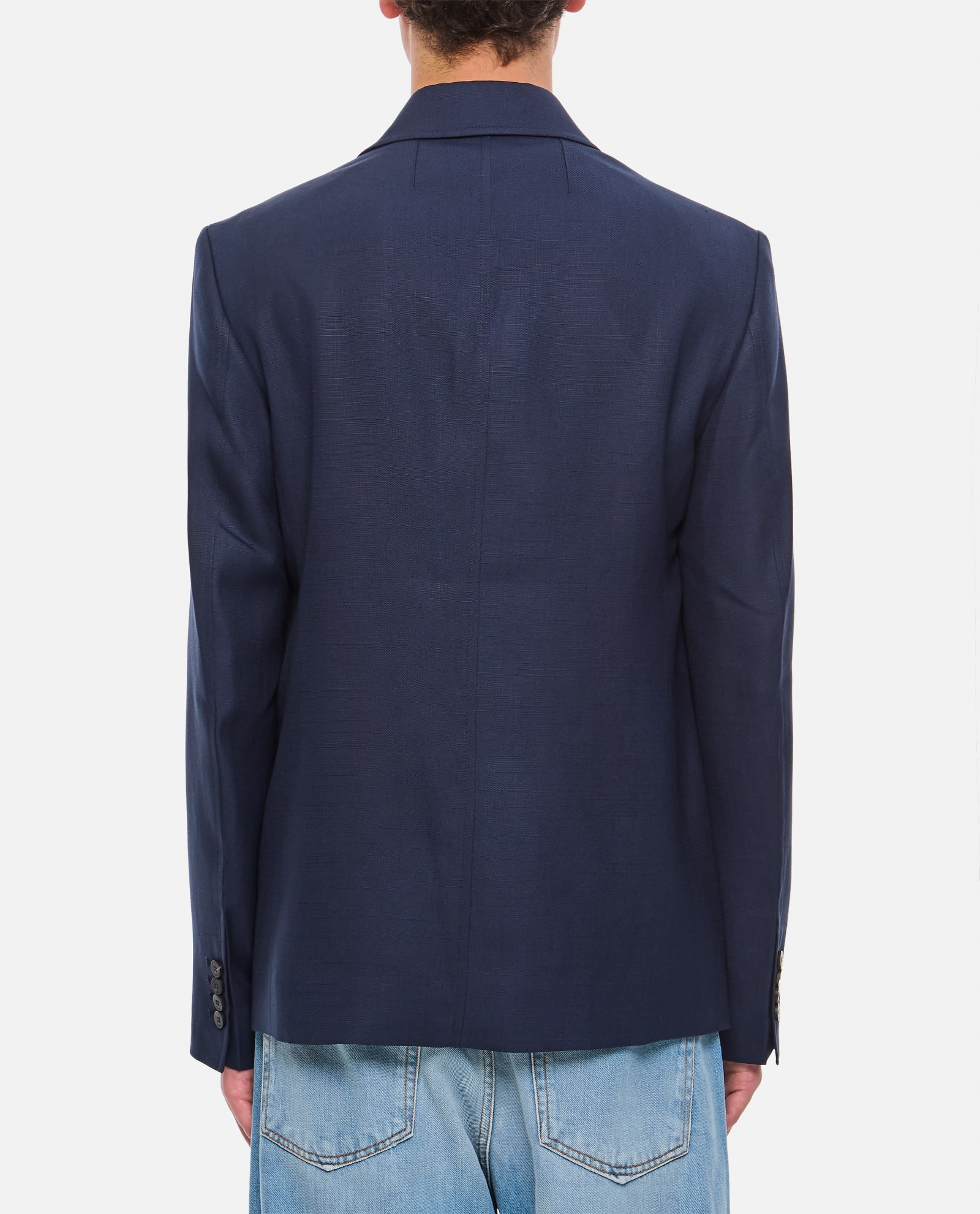 Shop Jacquemus Cabri Jacket In Blue