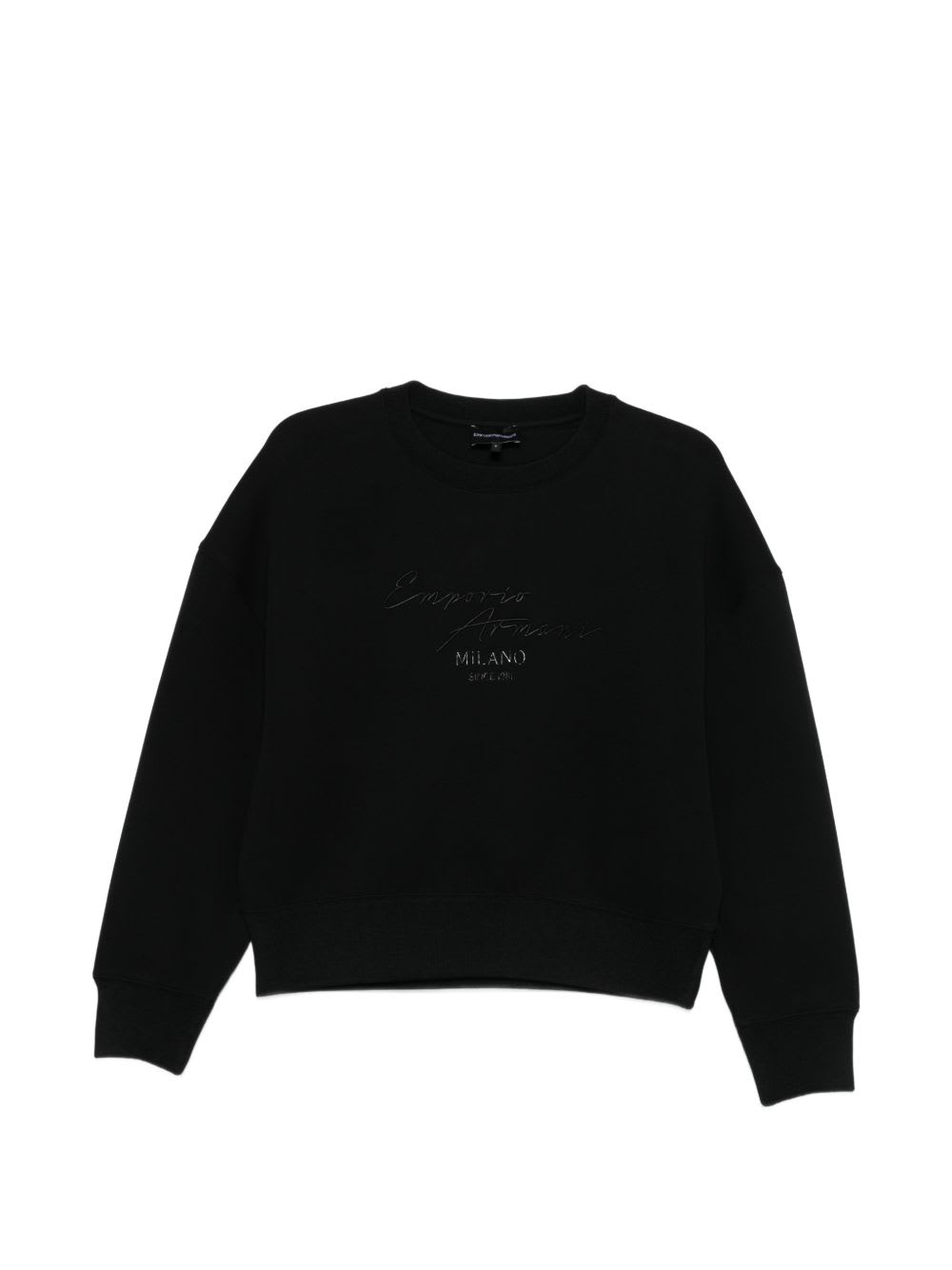 Emporio Armani Cotton Crewneck Sweatshirt