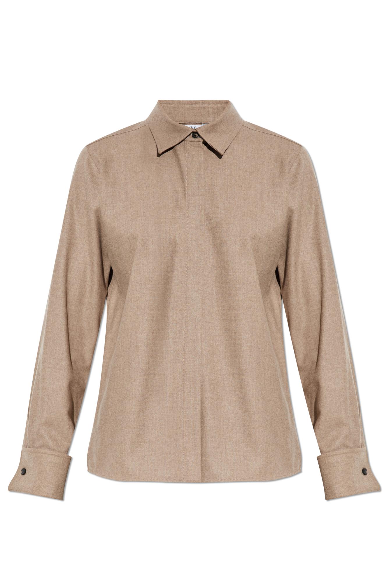 Max Mara Tebaide Shirt In Neutral