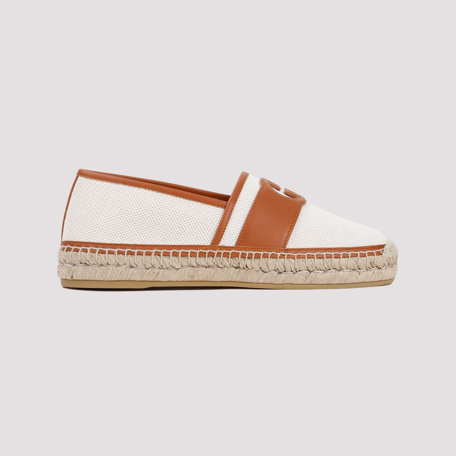 Gucci Beige Cotton And Linen Espadrilles For Men In Beige Natural