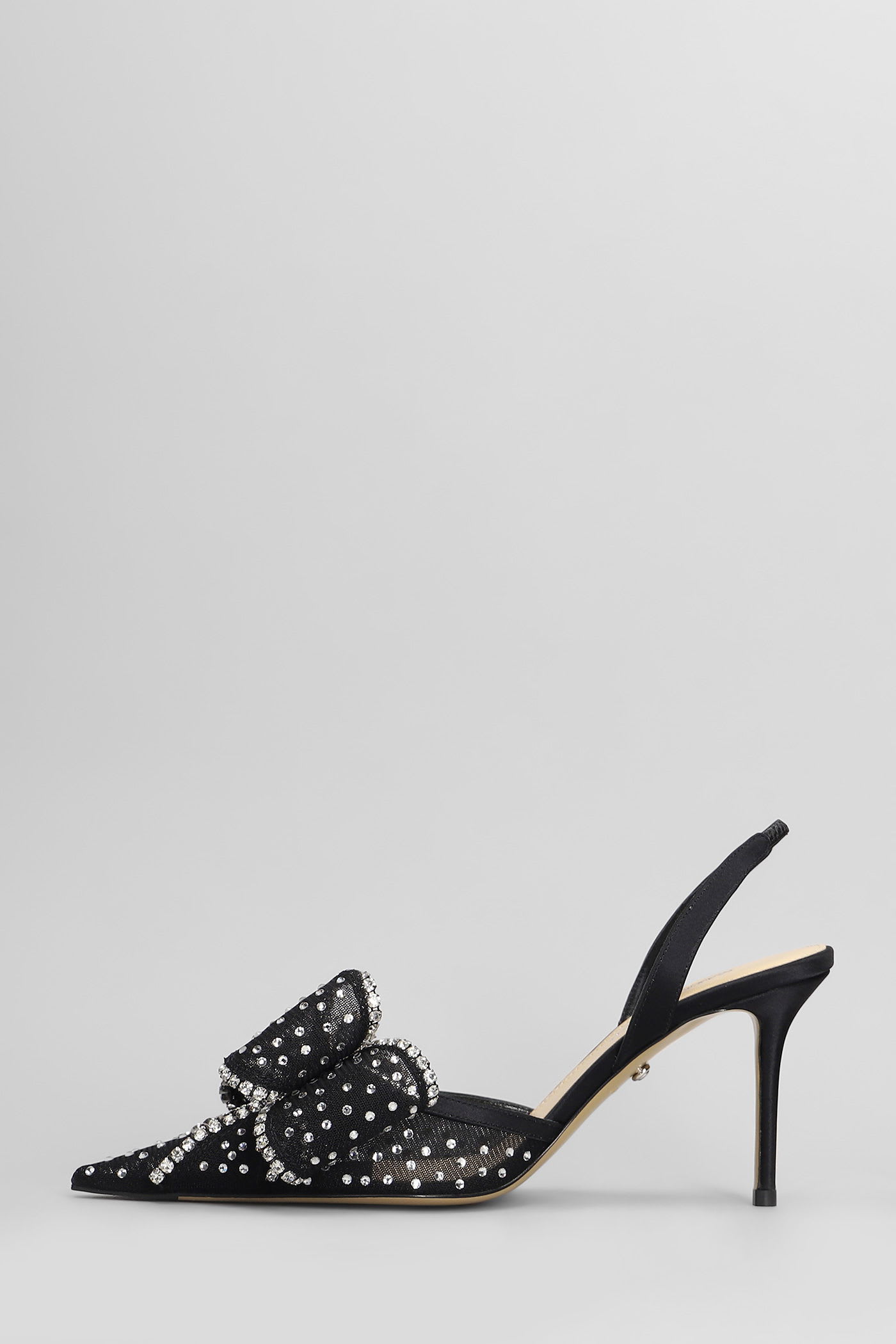 Mach & Mach Pumps In Black Fabric