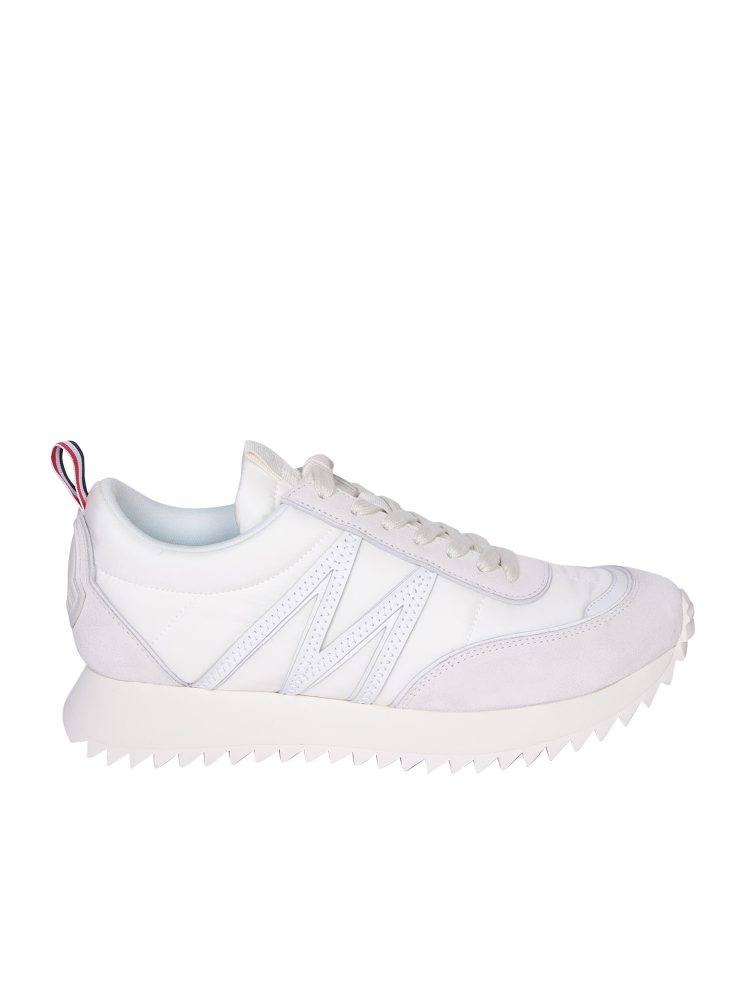 Shop Moncler Pacey Low White Sneakers