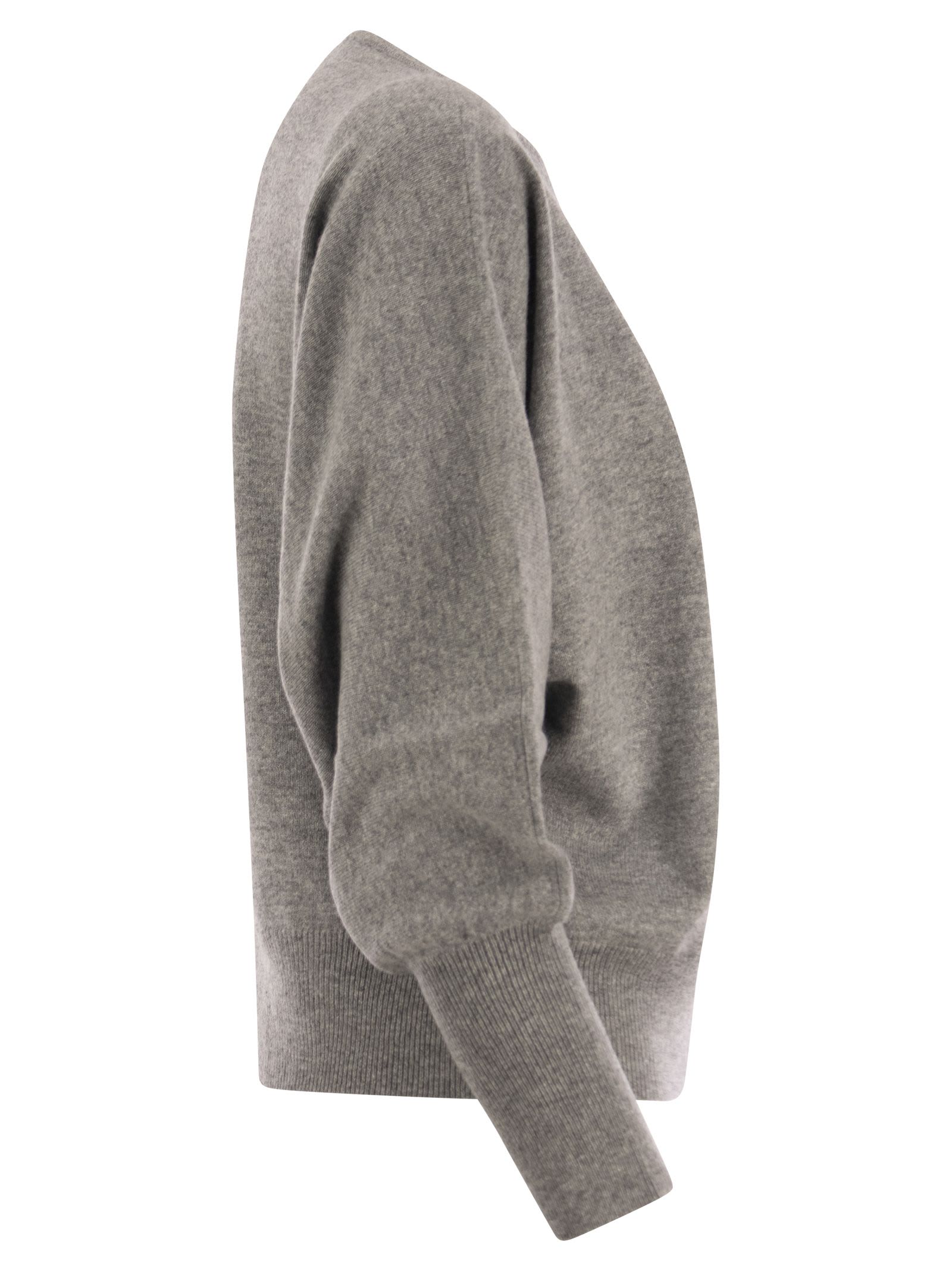 Shop Fabiana Filippi Wool, Silk And Cashmere Knitwear In Grey