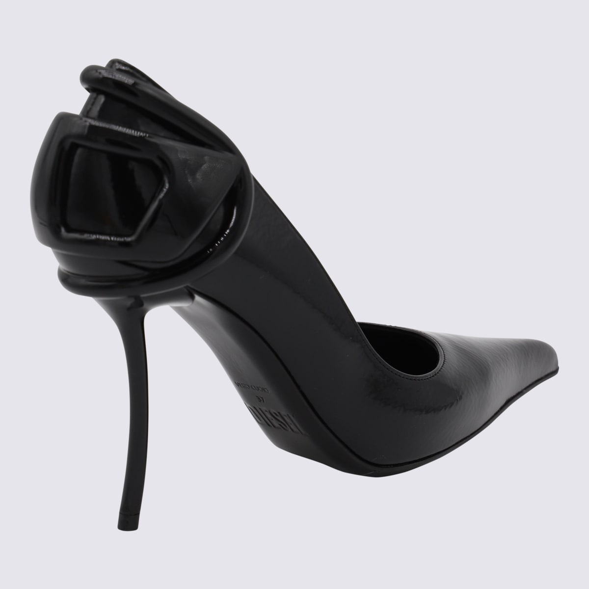 Diesel Leather Pumps In Black
