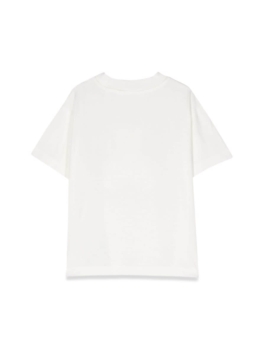 Shop Palm Angels Pa Bear Angel Reg.t-shirt In White