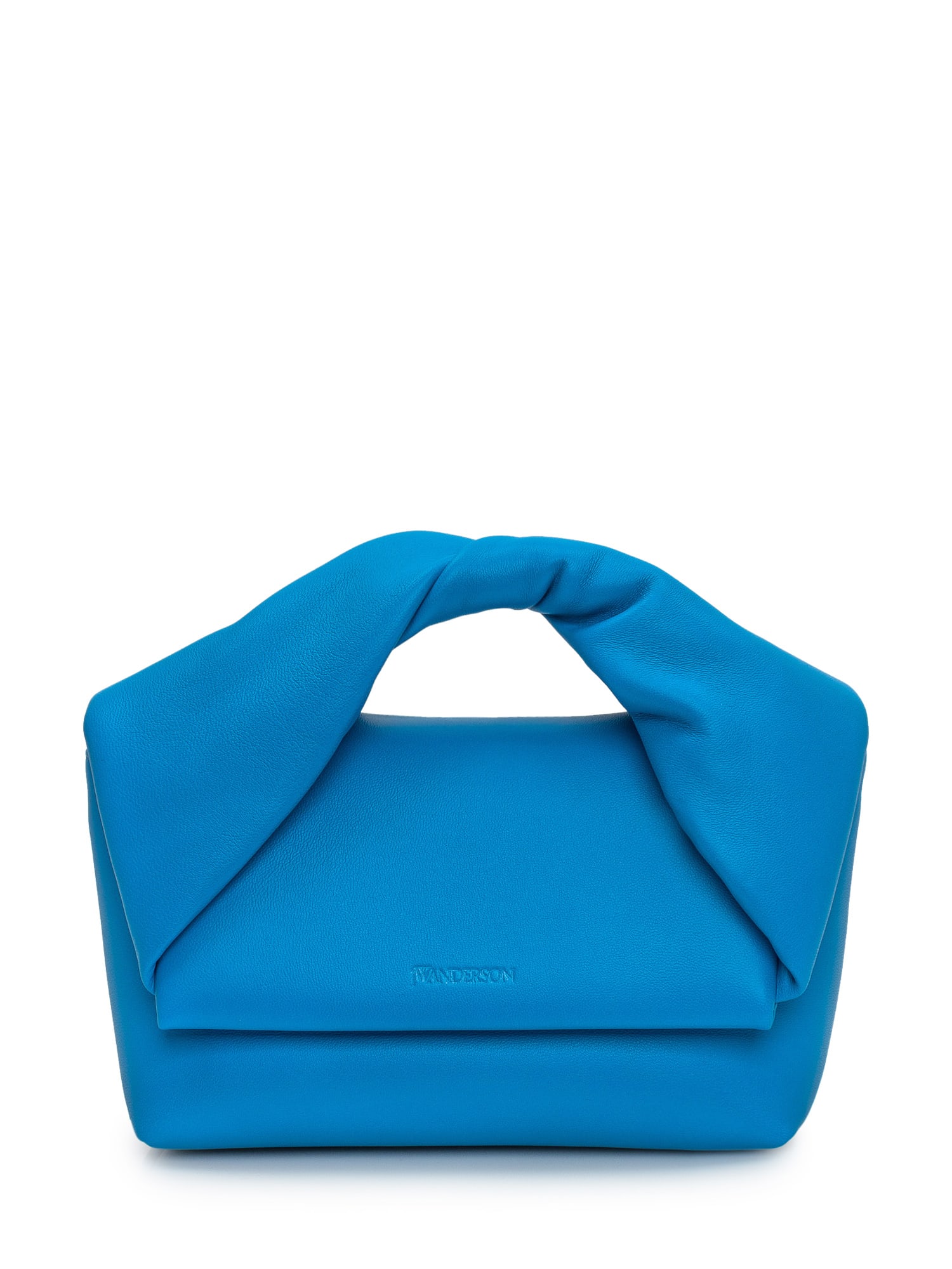 Shop Jw Anderson Midi Twister Bag In Turquoise