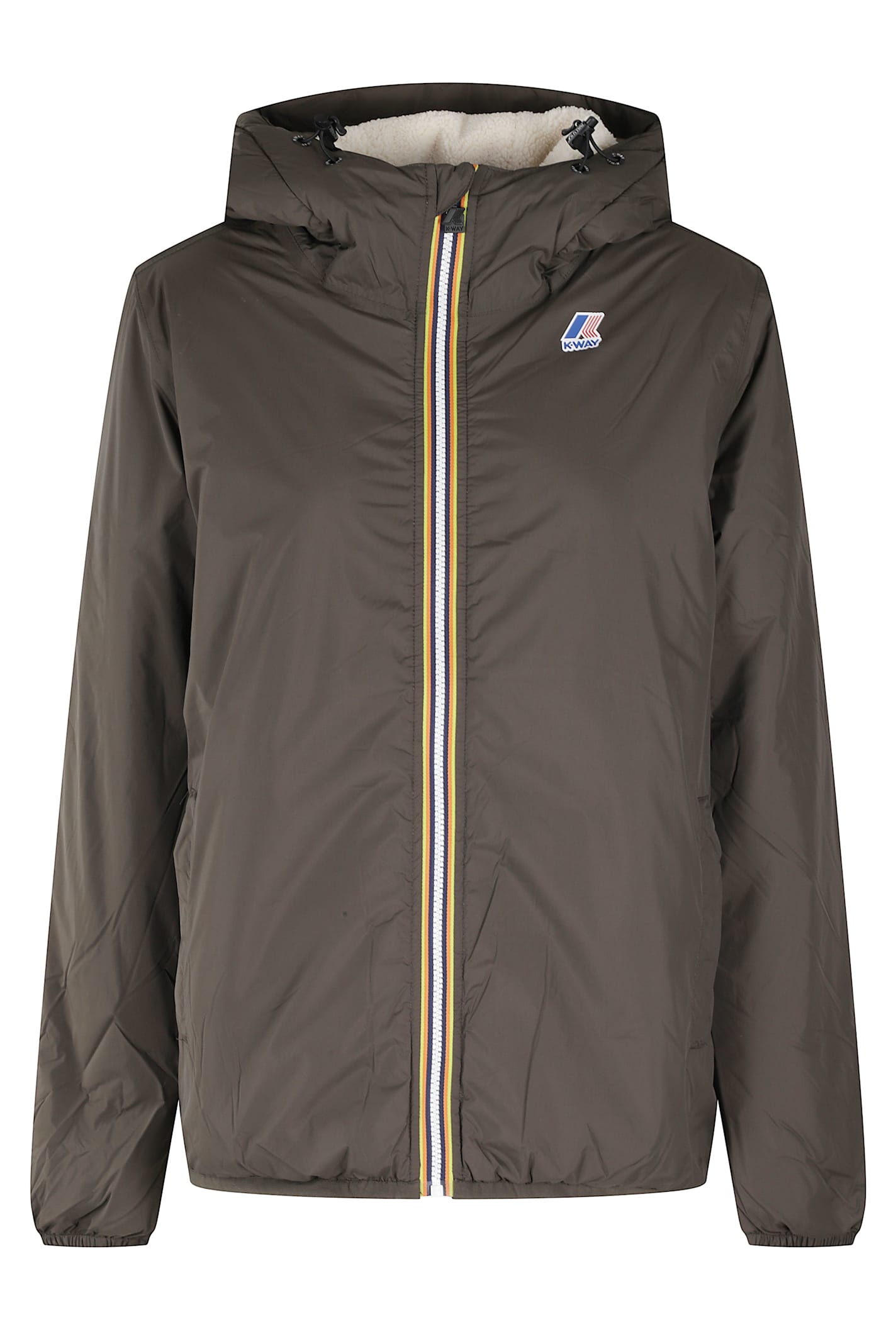 K-way Le Vrai Claude 3.0 Packable Raincoat In Black